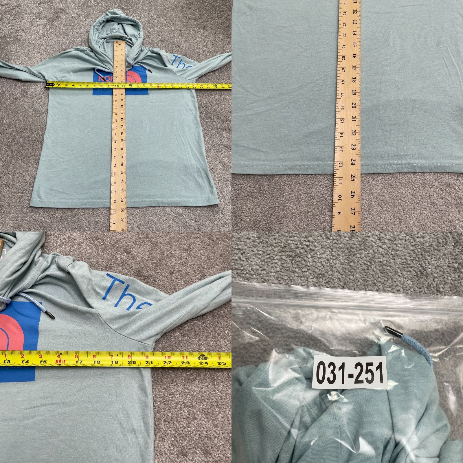 The North Face The North Face Pullover Hoodie Sweatshirt Women M Green Logo Lightweight Shorter Puffer? Size M / US 6-8 / IT 42-44 - 8 Thumbnail