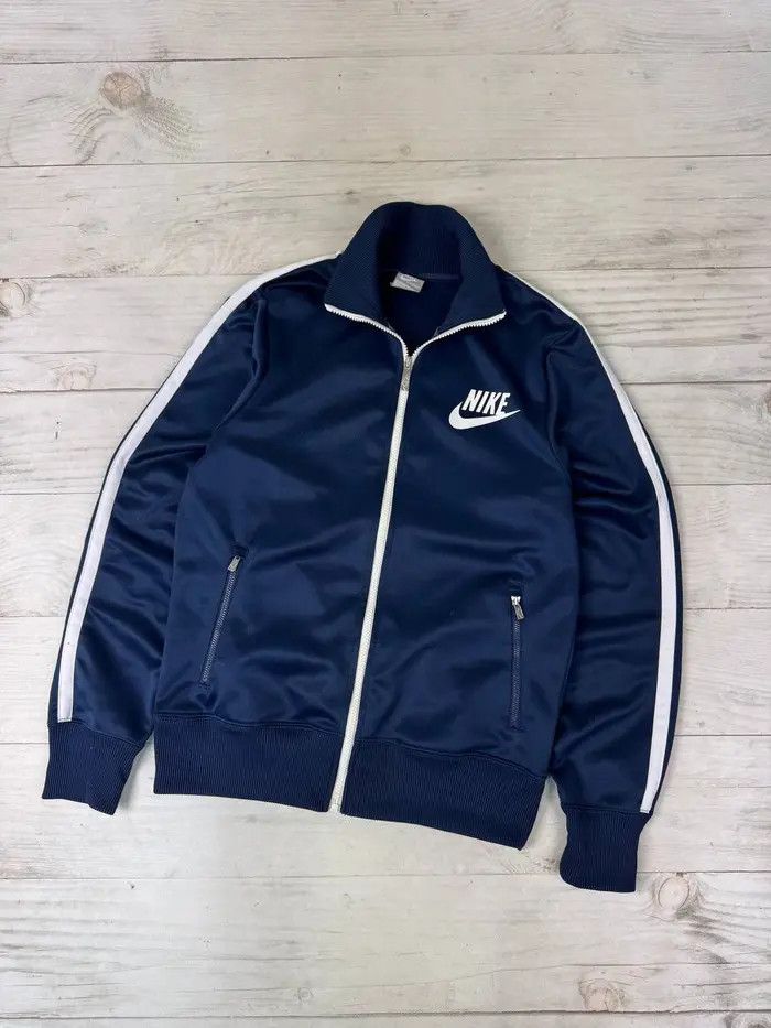 Nike Vintage Nike Track Jacket 2000s Striped Size US S / EU 44-46 / 1 - 1 Thumbnail