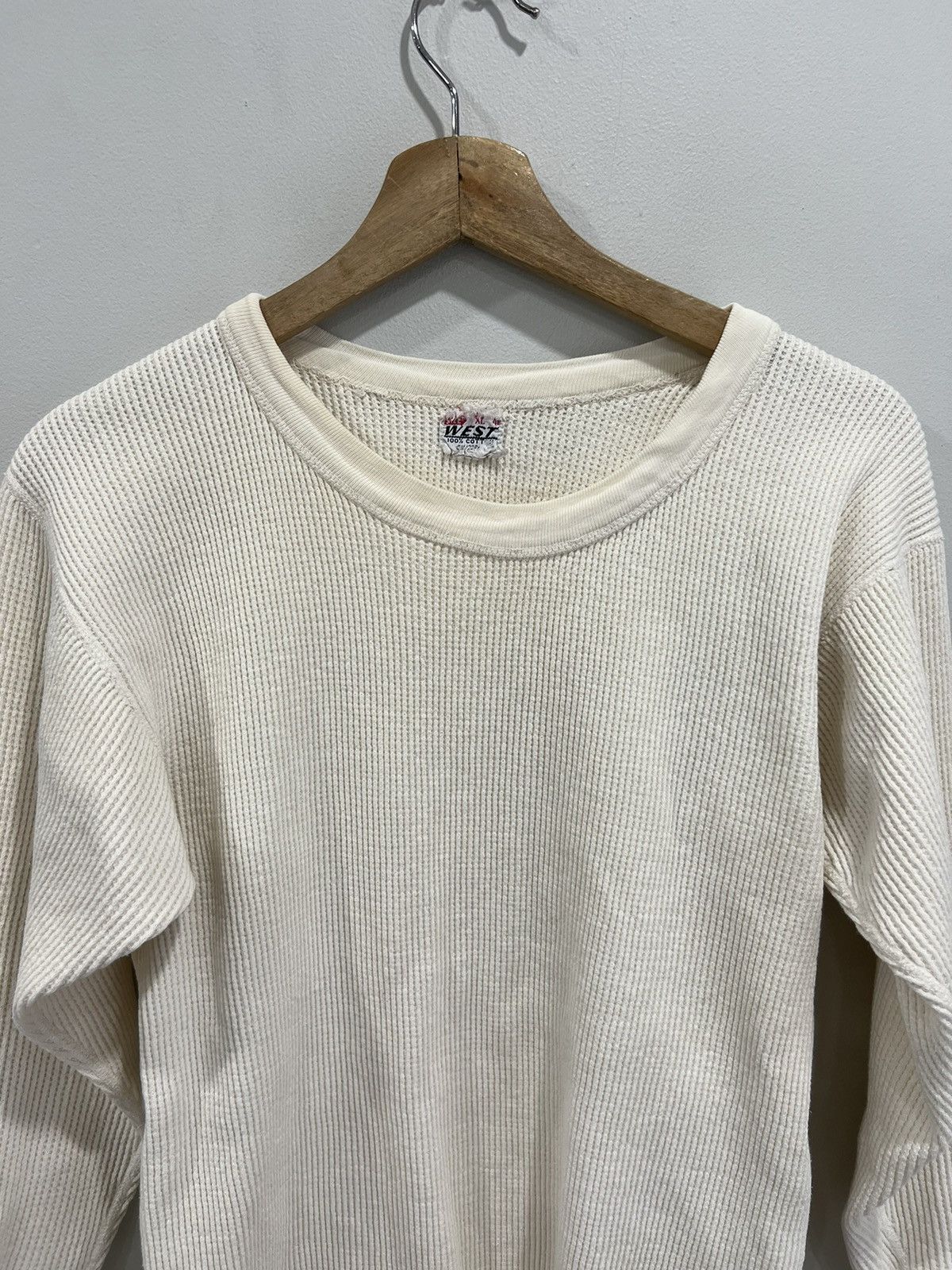 Vintage Vintage West Thermal Longsleeve Shirt Size US XL / EU 56 / 4 - 3 Thumbnail