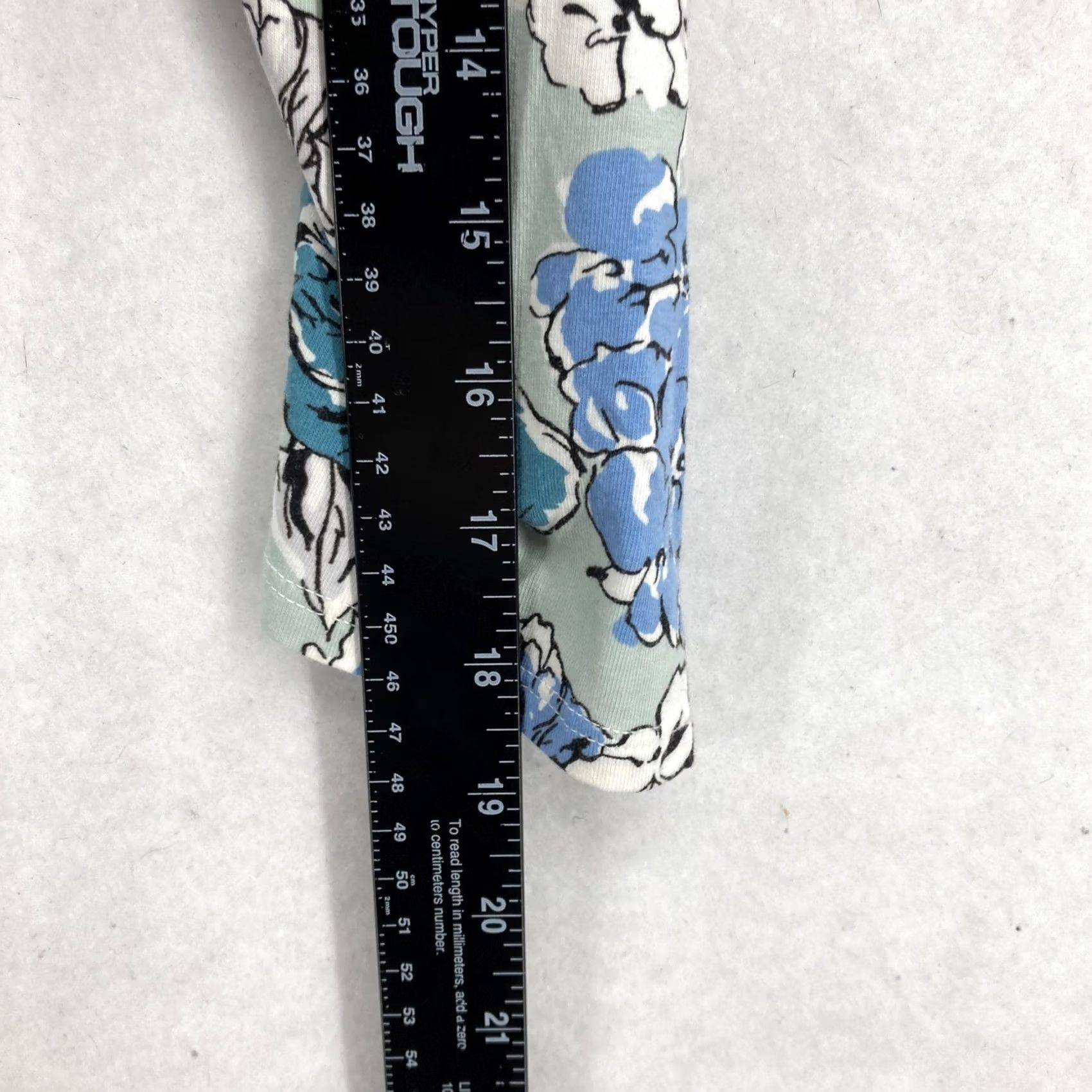 Talbots Talbots Shirt Womens 2X Green Blue Floral Surplice Wrap 3/4 Sleeve Feminine Size XXL / US 16-18 / IT 52-54 - 6 Thumbnail