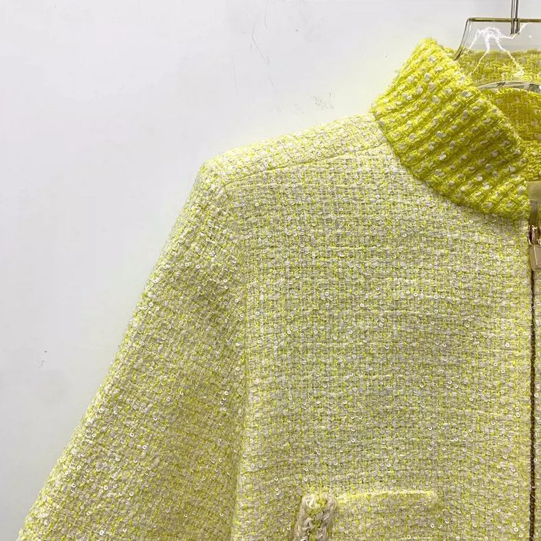Chanel Yellow Cotton Chanel Beach Series Jacket -2505 Size XS / US 0-2 / IT 36-38 - 3 Thumbnail