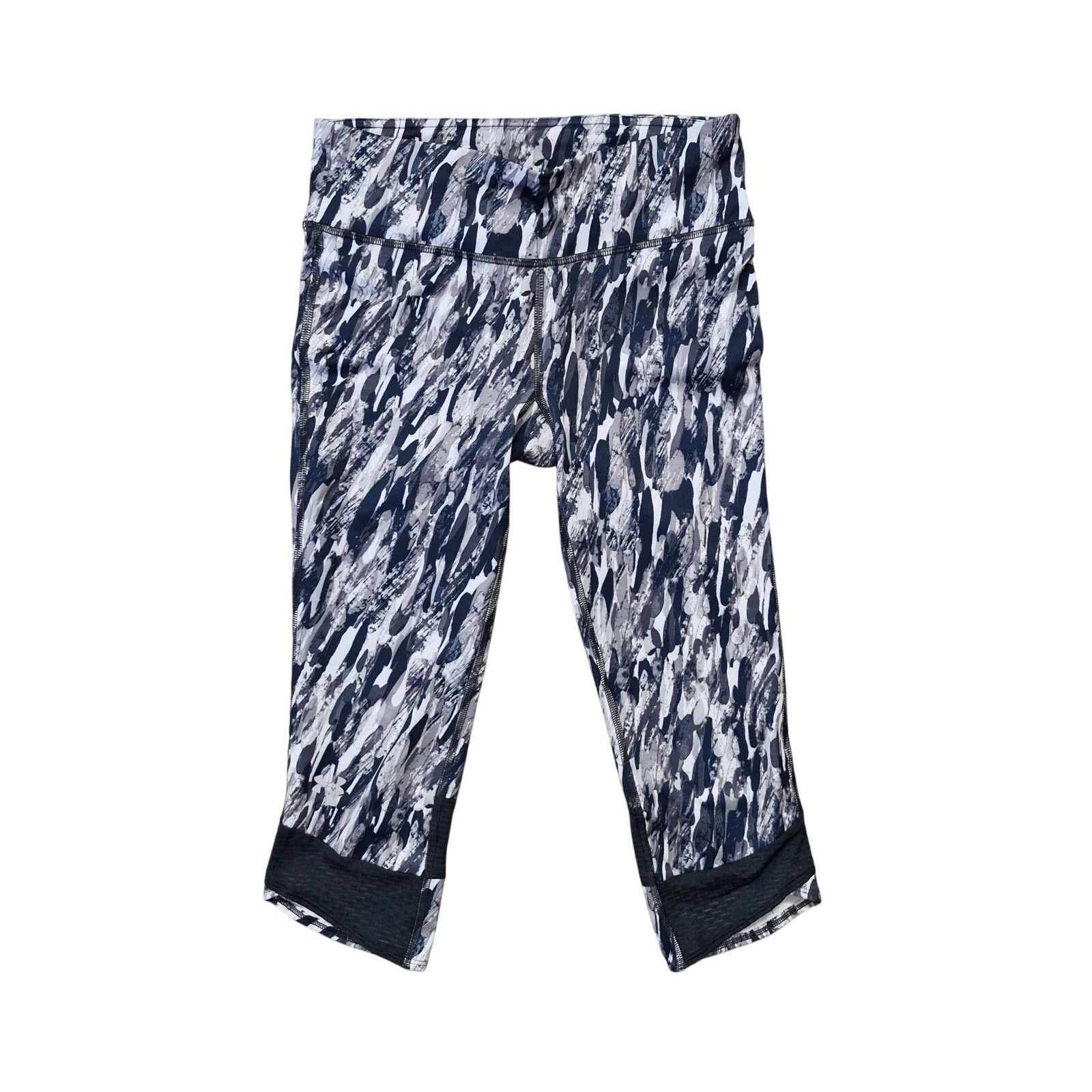 Under Armour Under Armour Leggings Size S Black & White Abstract Tights Size 27" / US 4 / IT 40 - 1 Thumbnail