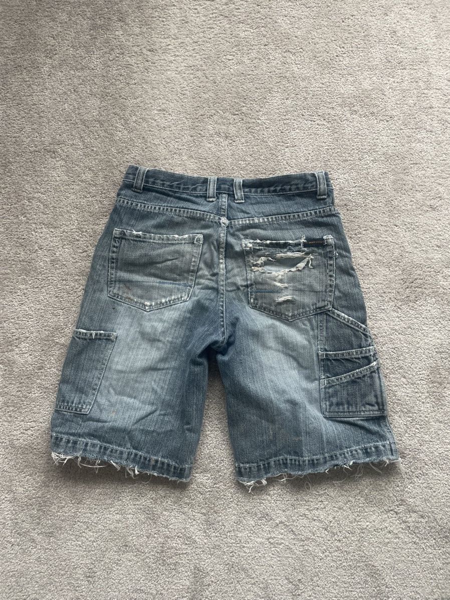Vintage Jean Short Mens Distressed Vintage Size US 30 / EU 46 - 2 Thumbnail