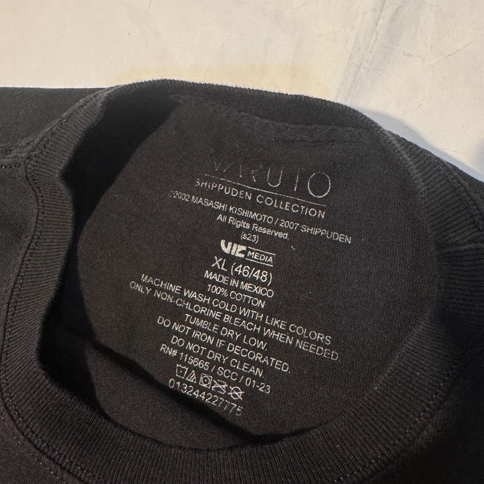 Other Naruto Shippuden Collection Uzamiki Masahi Kishimoto Black T Size US XL / EU 56 / 4 - 2 Thumbnail