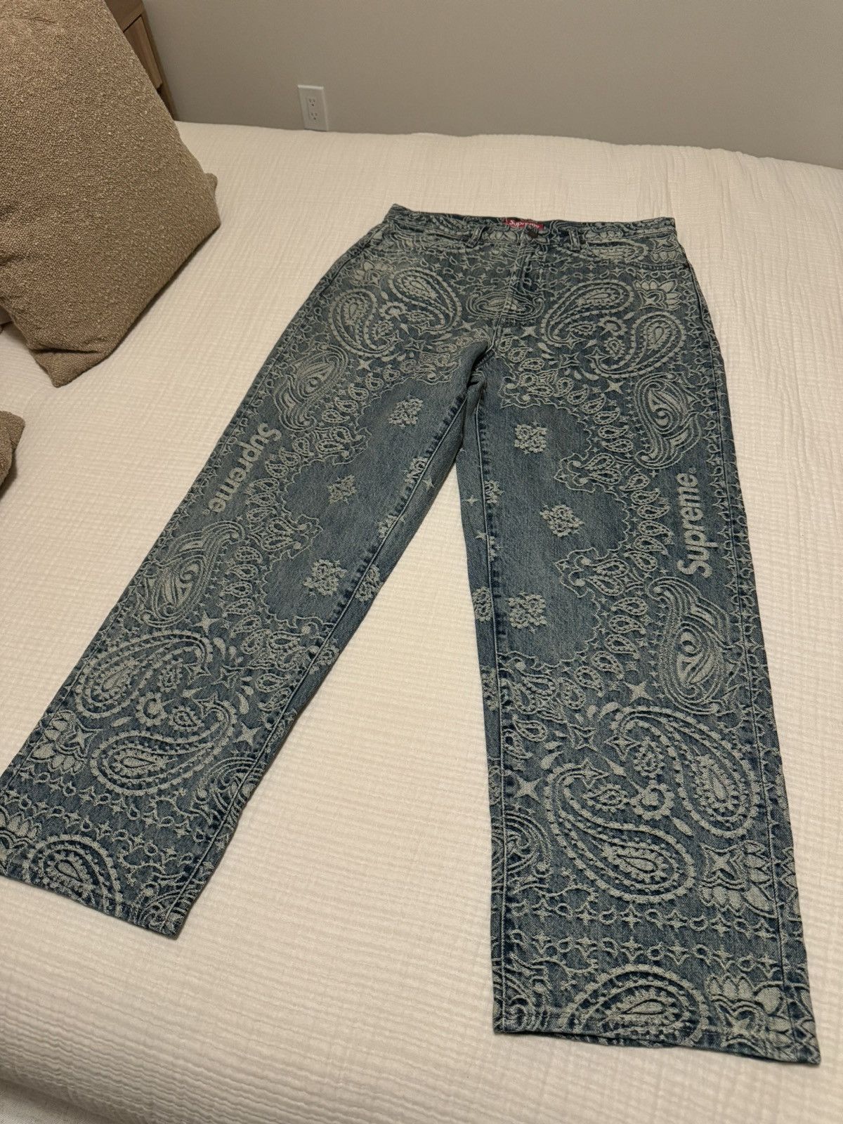 Supreme Bandana Jacquard Baggy Jean Size US 32 / EU 48 - 2 Thumbnail