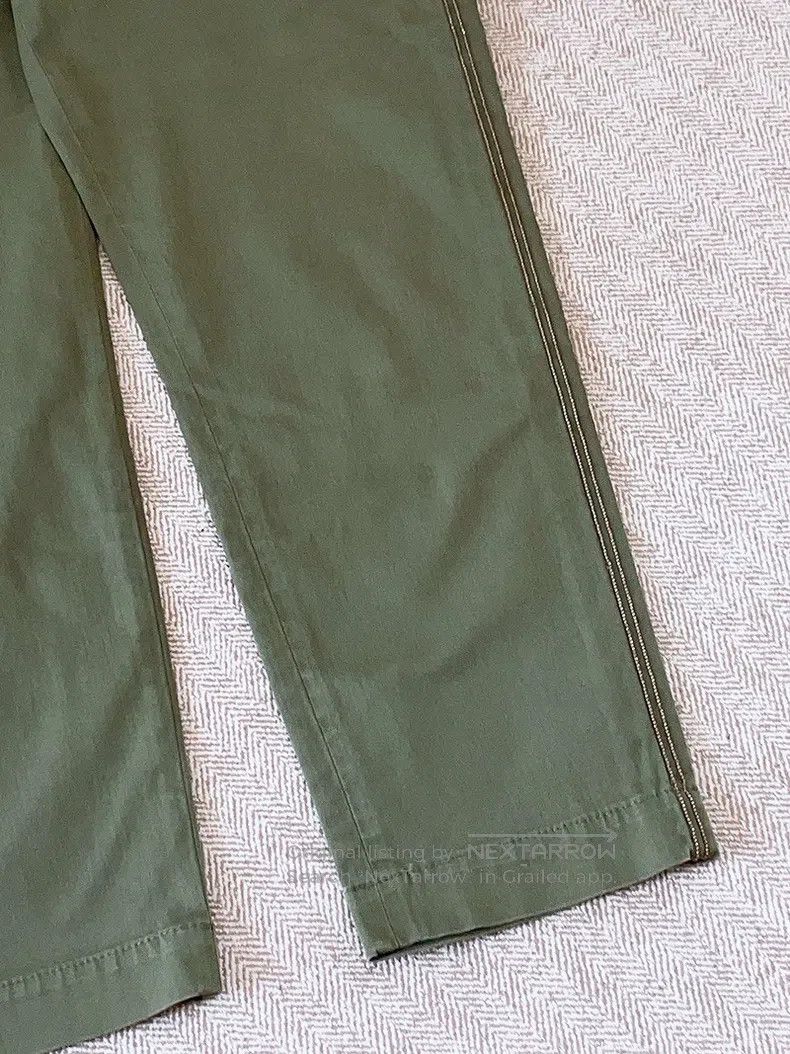 Brunello Cucinelli Brunello Cucinelli Military Green Casual Pants Size 24" / US 00 / IT 34 - 4 Thumbnail