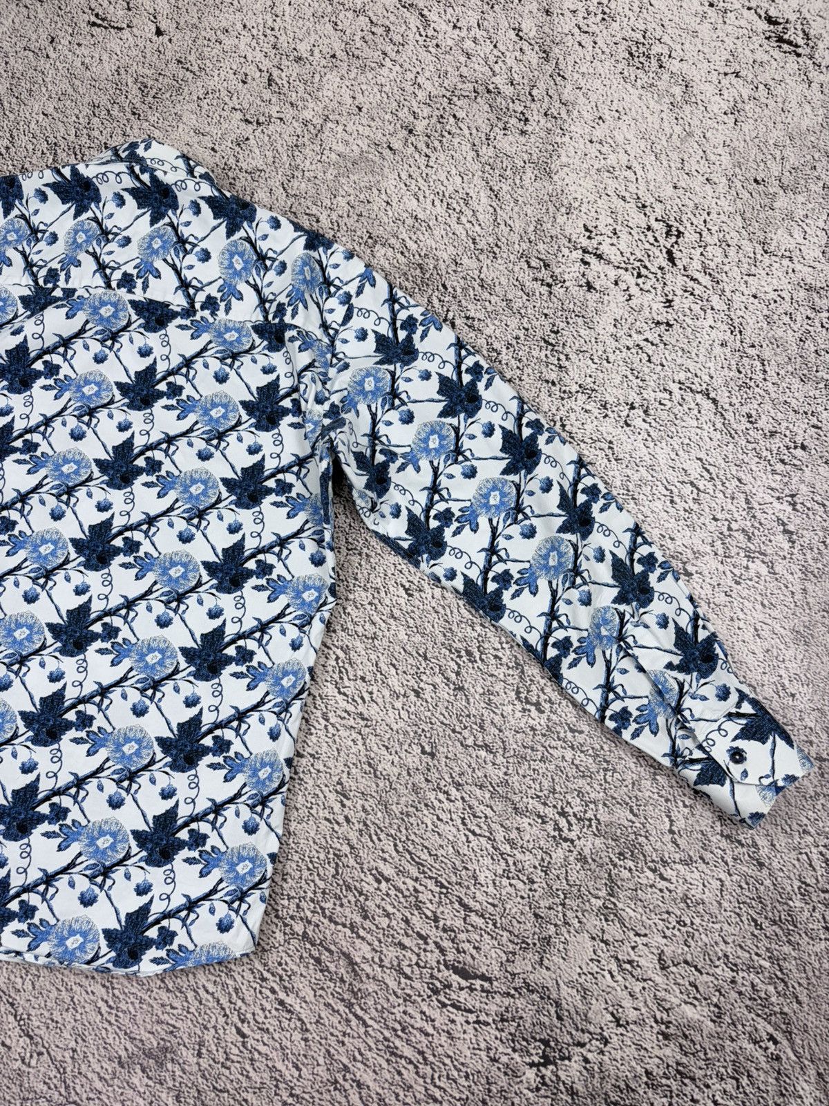 Japanese Brand Claudio Lugli Couture Floral All Over Print Cotton Shirt XL Size US XL / EU 56 / 4 - 11 Thumbnail