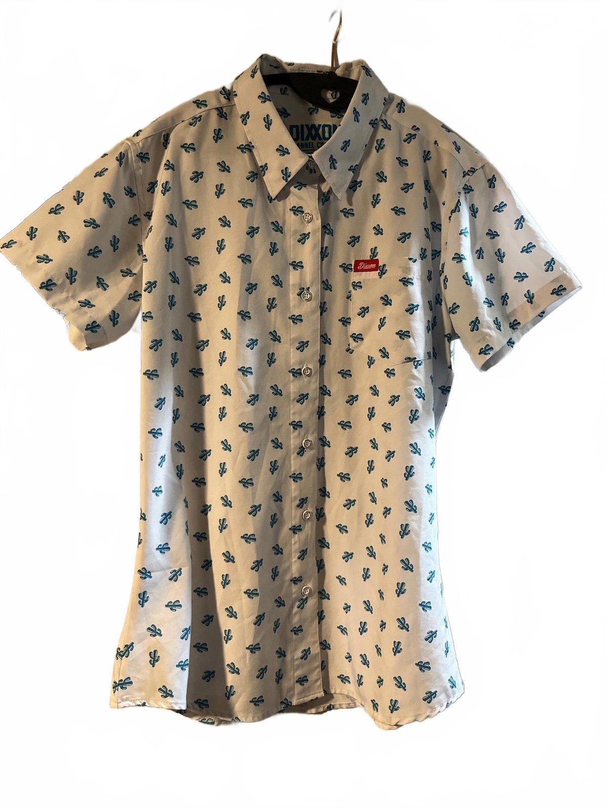 Dixxon Dixxon Flannel Company Party Cactus Short Sleeve Shirt Size L / US 10 / IT 46 - 1 Thumbnail