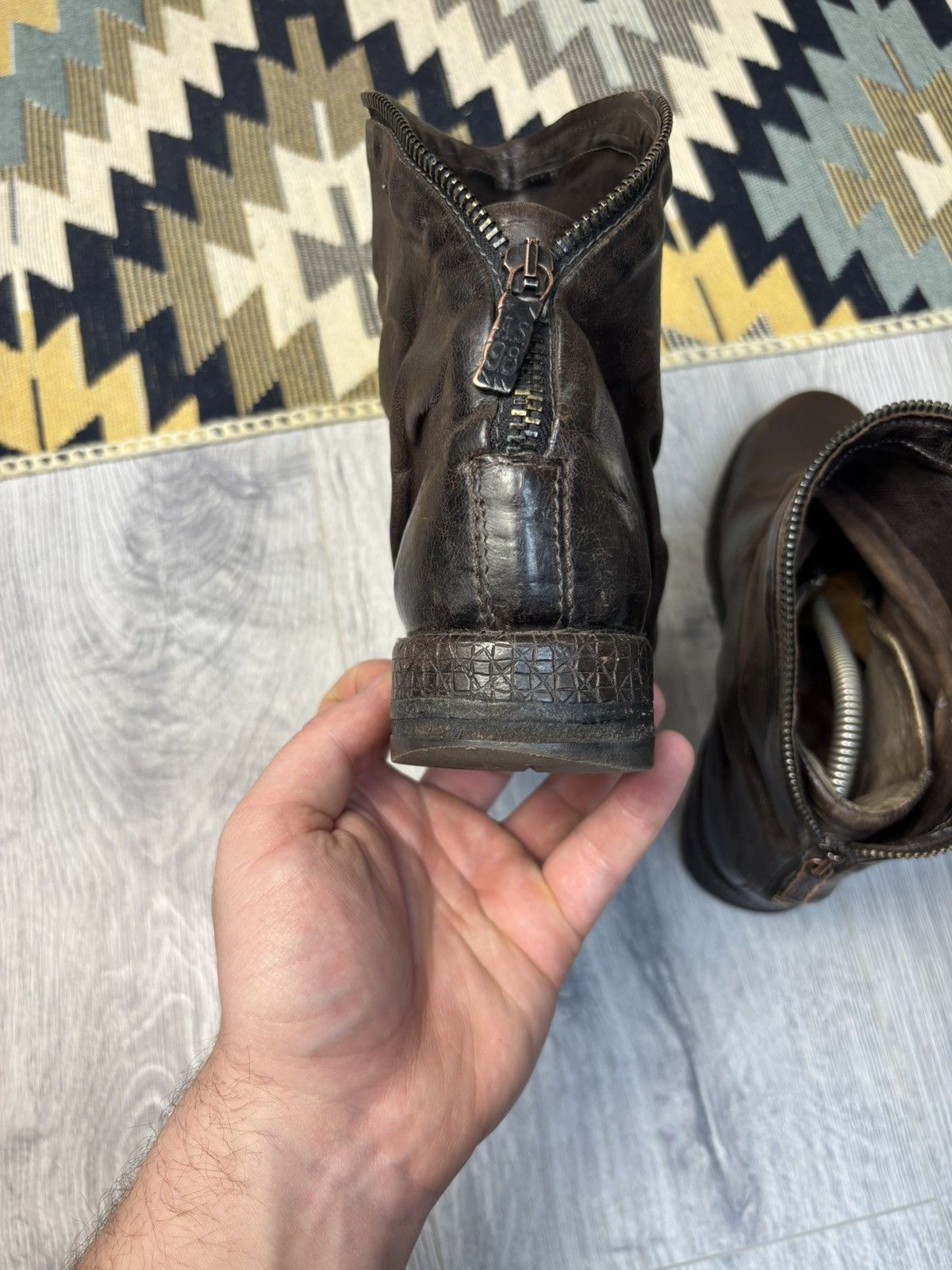 A.S.98 A.S98 leather zipper biker boots Y2K Size US 5.5 / IT 35.5 - 6 Thumbnail