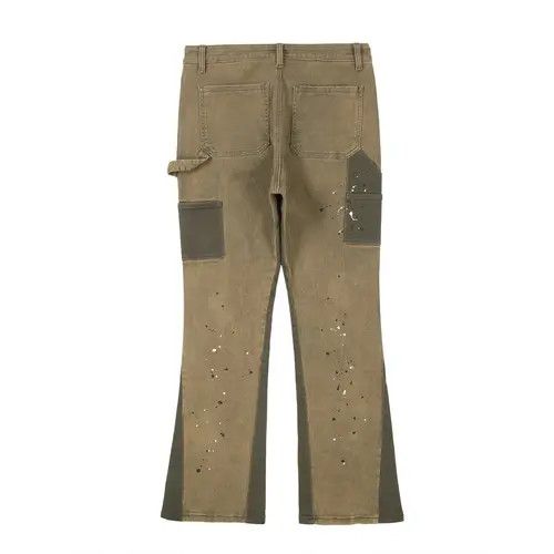 Japanese Brand Hikaru x Mina Spliced Speckled Ink Micro Flare Pant Size US 36 / EU 52 - 5 Thumbnail