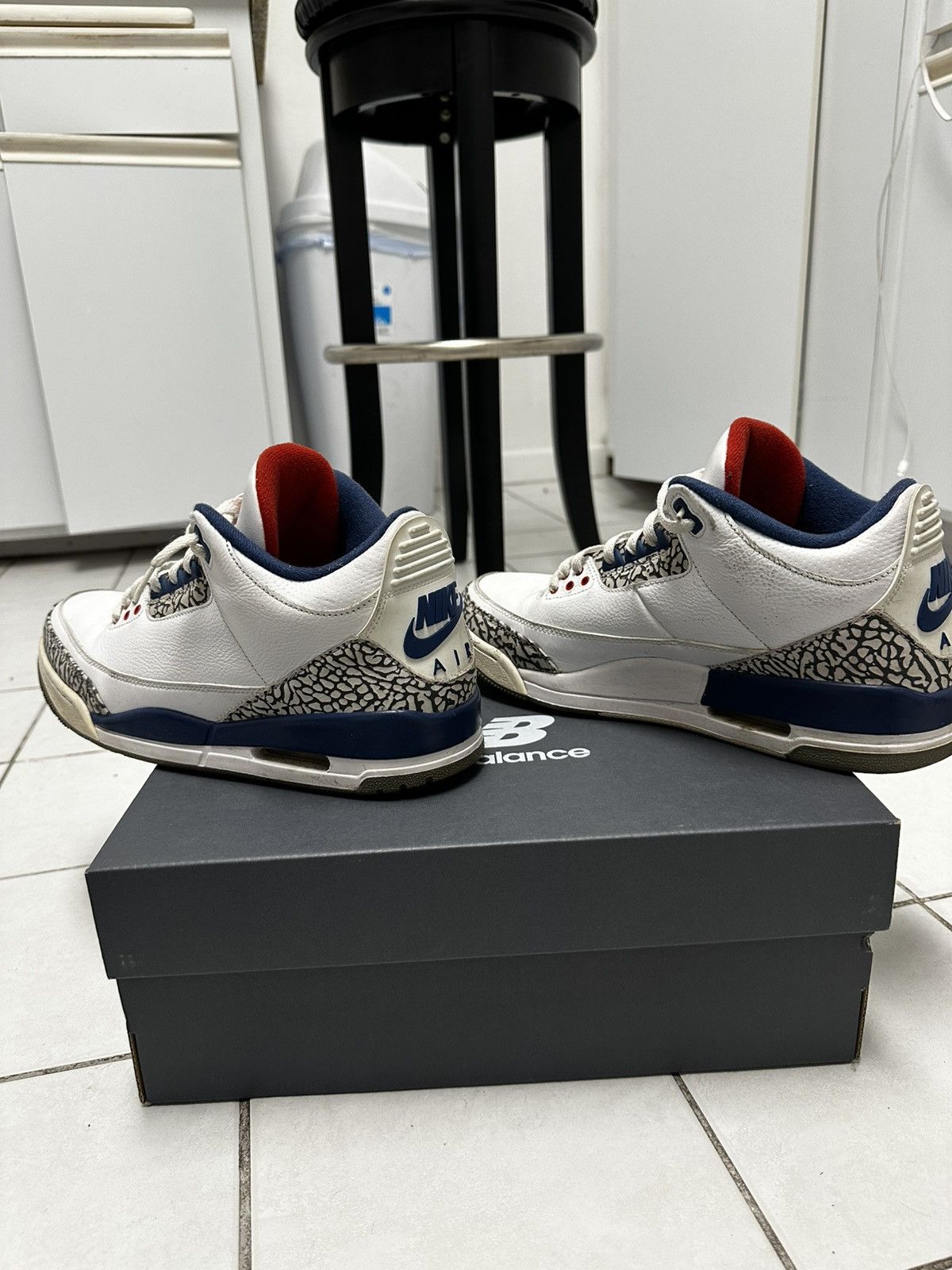 Jordan Brand × Nike Jordan 3 “True Blue” 2016 Size US 11 / EU 44 - 4 Thumbnail