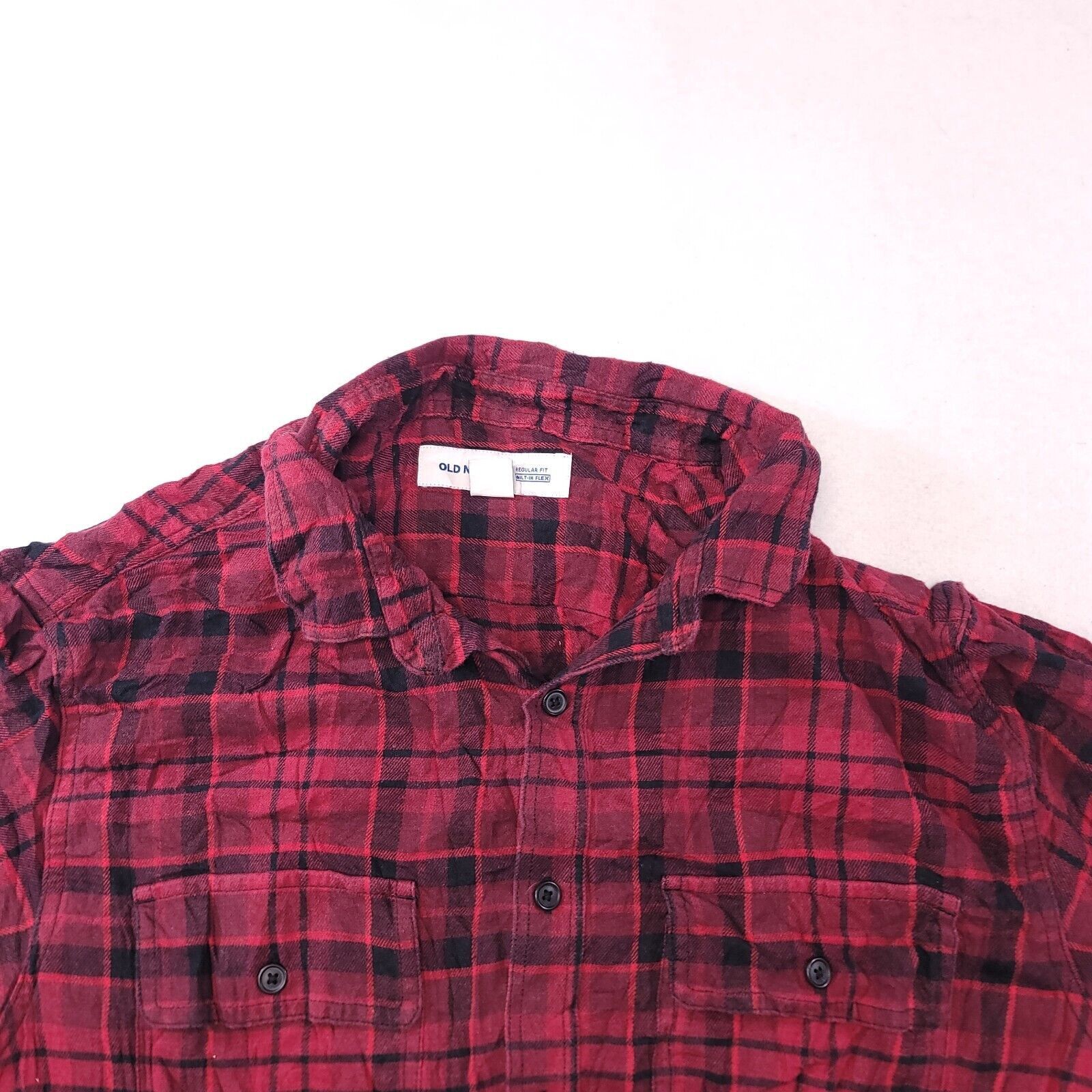 Old Navy Old Navy Tartan Flannel Casual Shirt Mens Size Large XL Red Size US XL / EU 56 / 4 - 1 Thumbnail