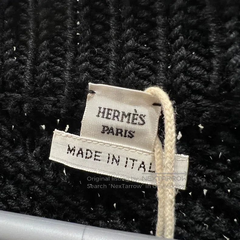 Hermes Hermes One-shoulder slogan button long-sleeved sweater Size XS / US 0-2 / IT 36-38 - 3 Thumbnail