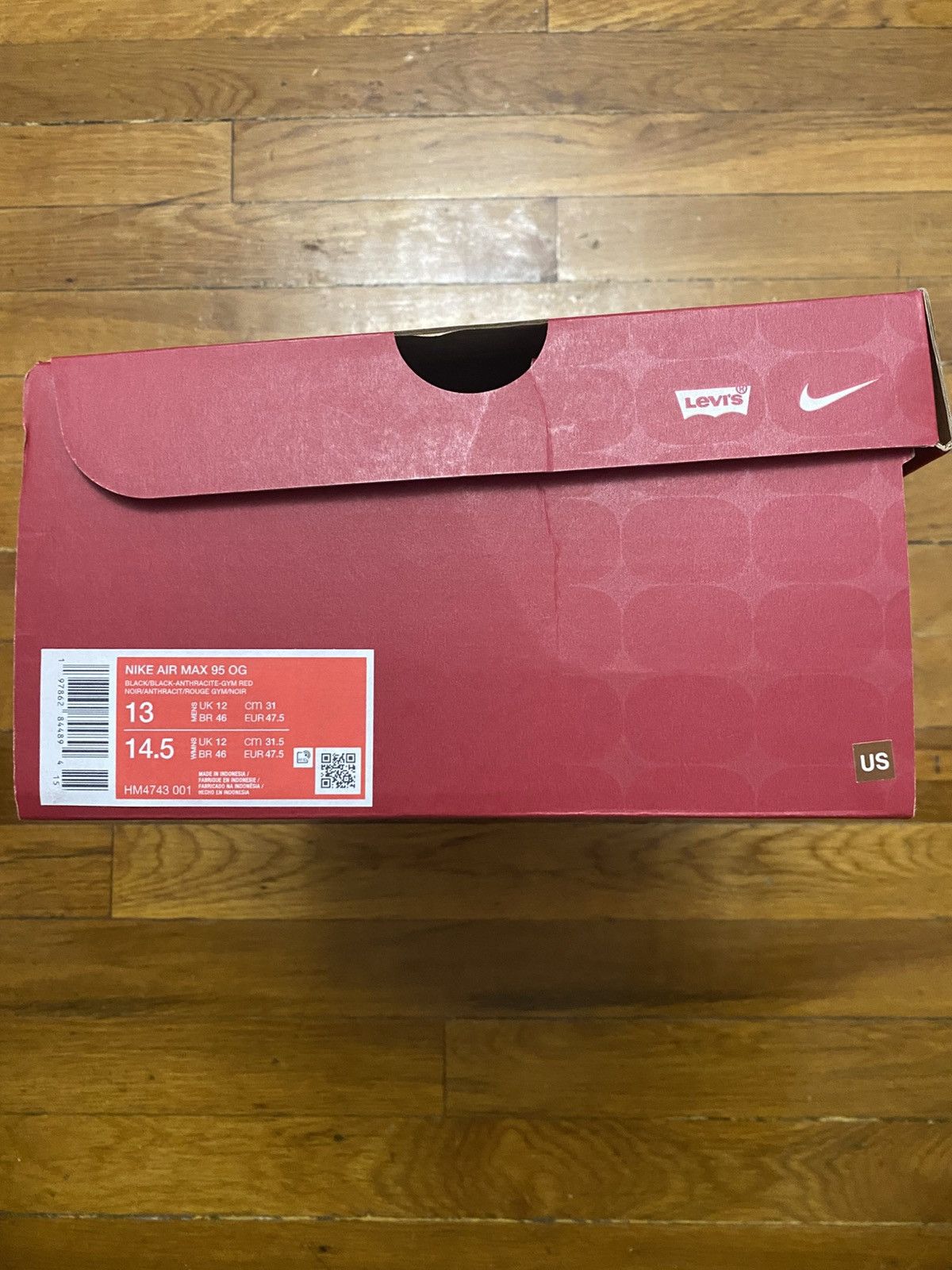 Levi's × Nike Size 13 - Nike Air Max 95 OG Levis Black Men’s Size US 13 / EU 46 - 8 Thumbnail