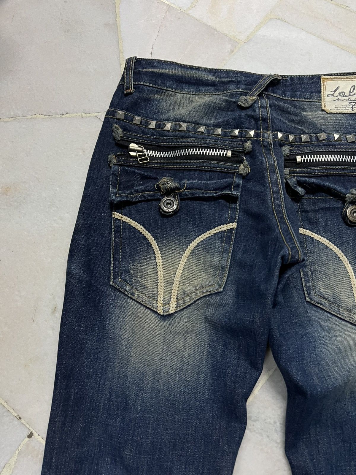 Japanese Brand Lolita By Concert Club Flared Denim Size US 31 - 17 Thumbnail