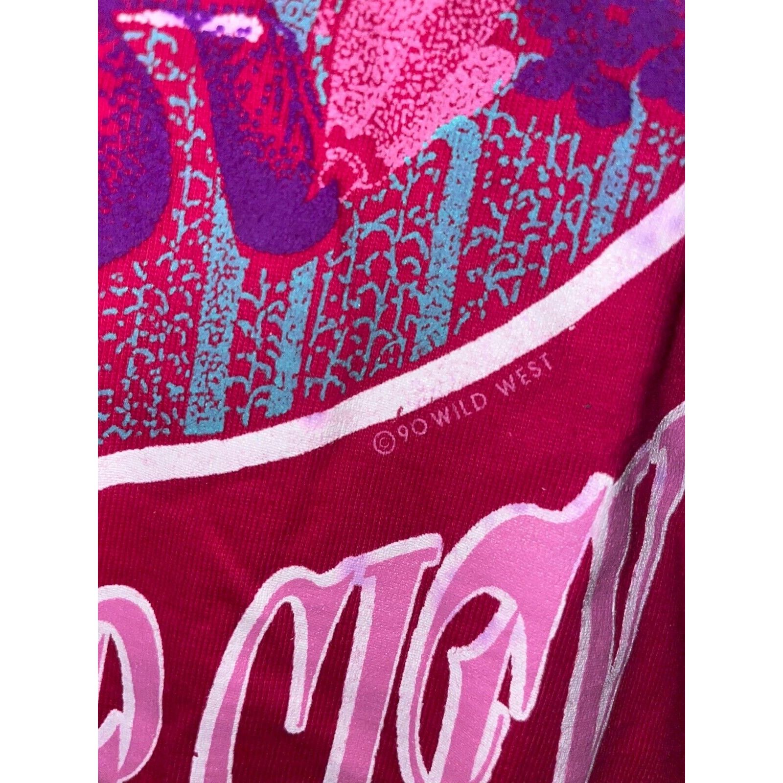 Jerzees Vintage Silver Dollar City Shirt Flower Pink 90s Tee VTG M Size US M / EU 48-50 / 2 - 7 Thumbnail