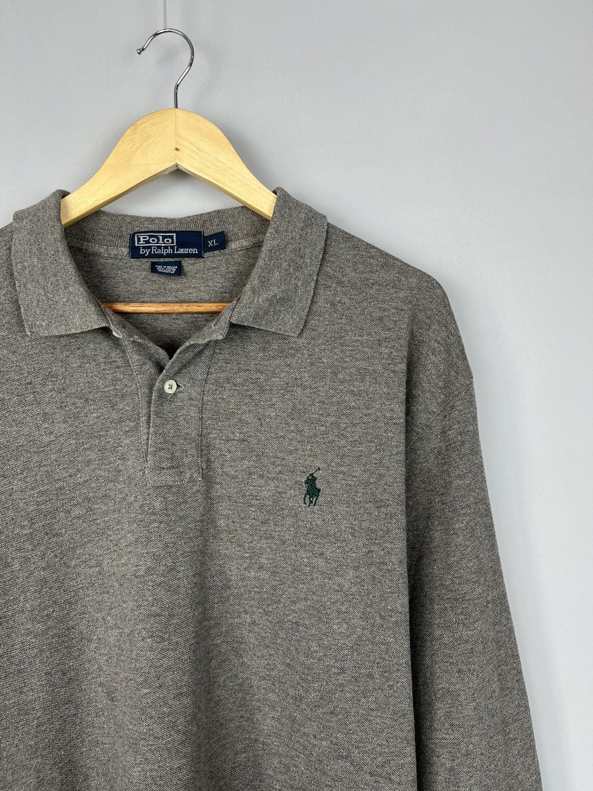 Polo Ralph Lauren × Ralph Lauren × Vintage Ralph Lauren Vintage Retro Y2K 2000s Long Sleeve Polo Size US XL / EU 56 / 4 - 3 Thumbnail