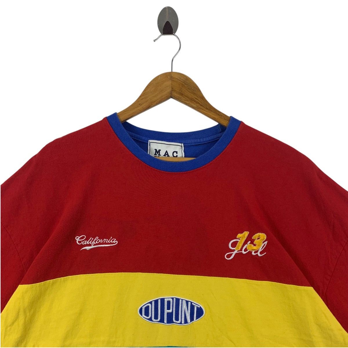 Japanese Brand MAC BROTHER DUPONT Nascar tee Size US XL / EU 56 / 4 - 2 Thumbnail