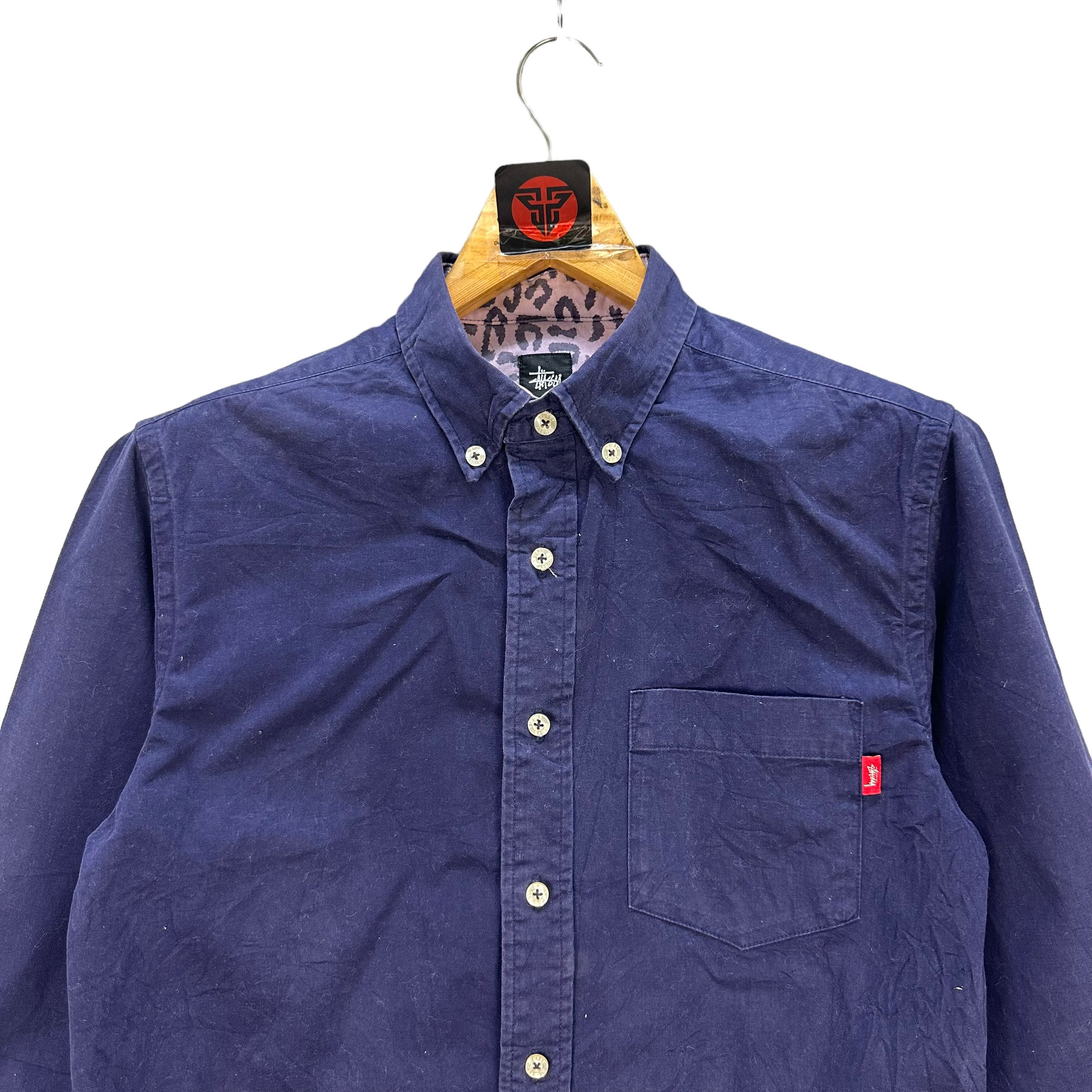 Stussy STUSSY 3 QUARTER SLEEVE BUTTON UPS SHIRT #7713-166 Size US M / EU 48-50 / 2 - 2 Thumbnail