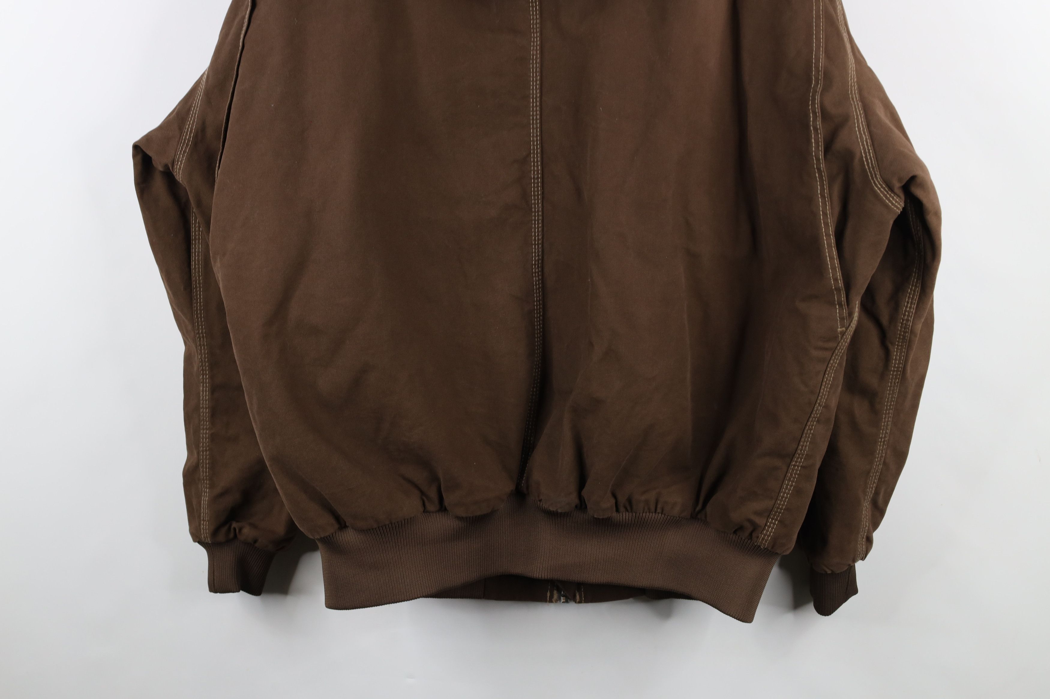 Vintage Vintage Streetwear Consultants Farmer Hooded Canvas Jacket Size US XXL / EU 58 / 5 - 14 Thumbnail