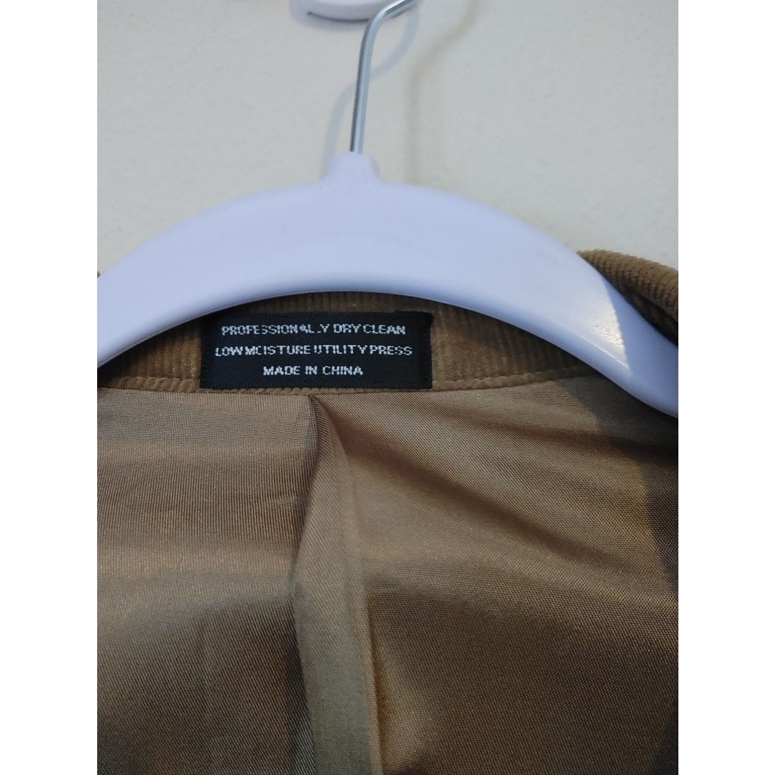 Evan Picone Evan Picone Corduroy Mens Jacket Sport Coat 42R Tan Size 42R - 3 Thumbnail