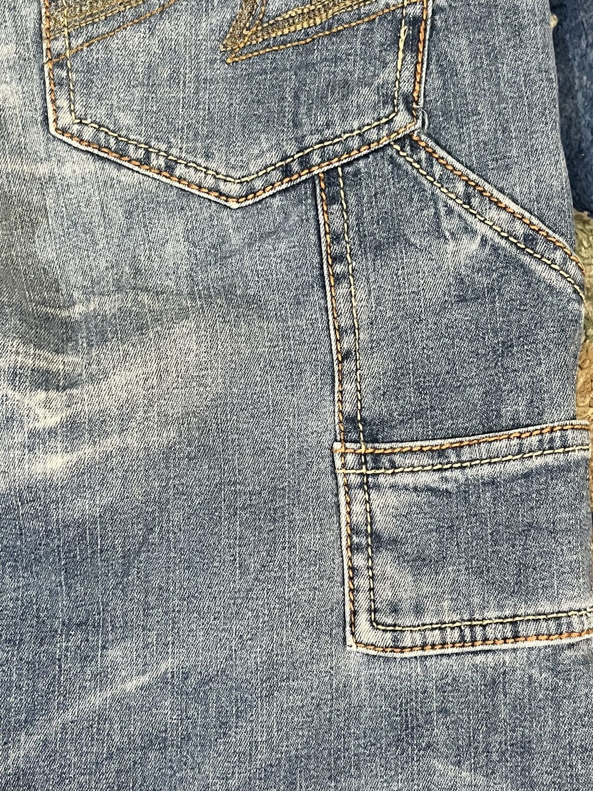 Kapital Vintage Seriously Bell Bottom Cargo Denim Size US 32 / EU 48 - 11 Thumbnail