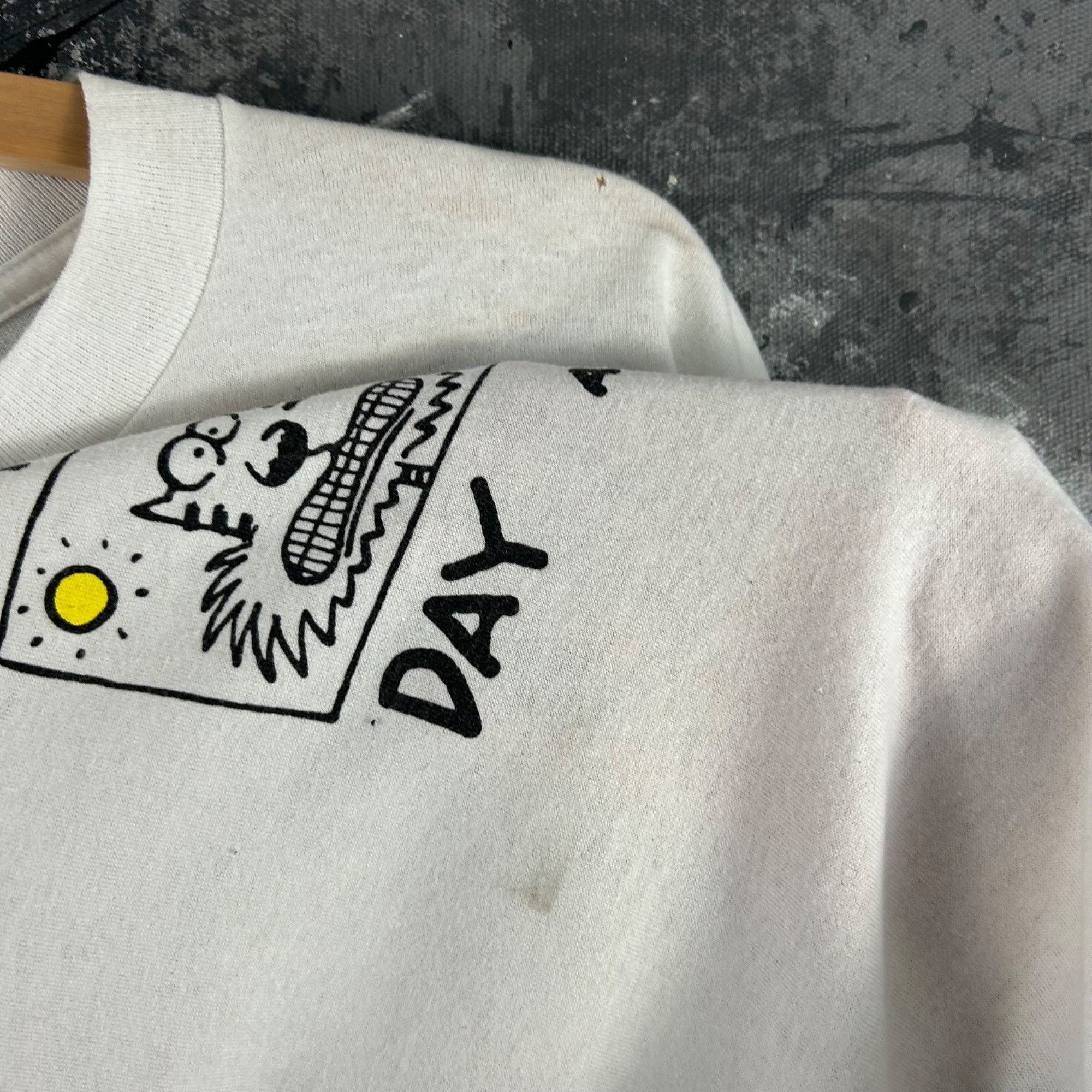 Other Vintage 1990’s Stressed cat humor shirt Size US L / EU 52-54 / 3 - 4 Thumbnail
