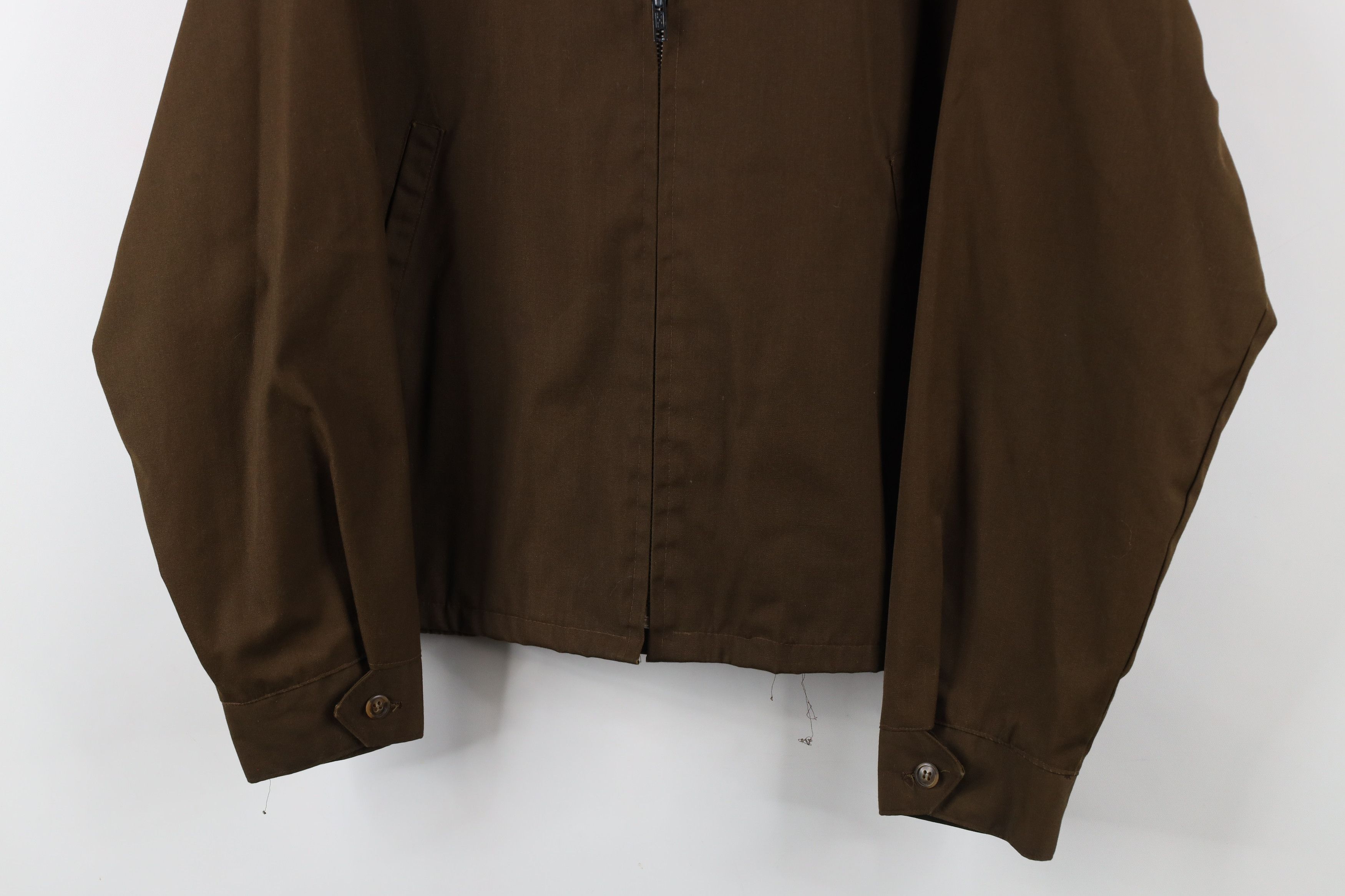 Vintage Vintage 50s 60s Streetwear Racer Bomber Jacket Brown USA Size US M / EU 48-50 / 2 - 3 Thumbnail