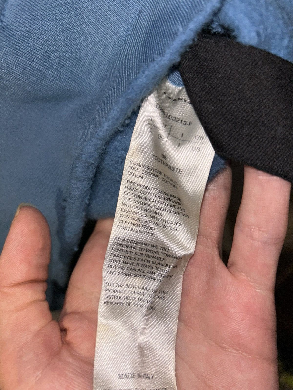 Rick Owens RICK OWENS CROPPED TECSWEAT IN TOOTHPASTE Size US L / EU 52-54 / 3 - 5 Thumbnail