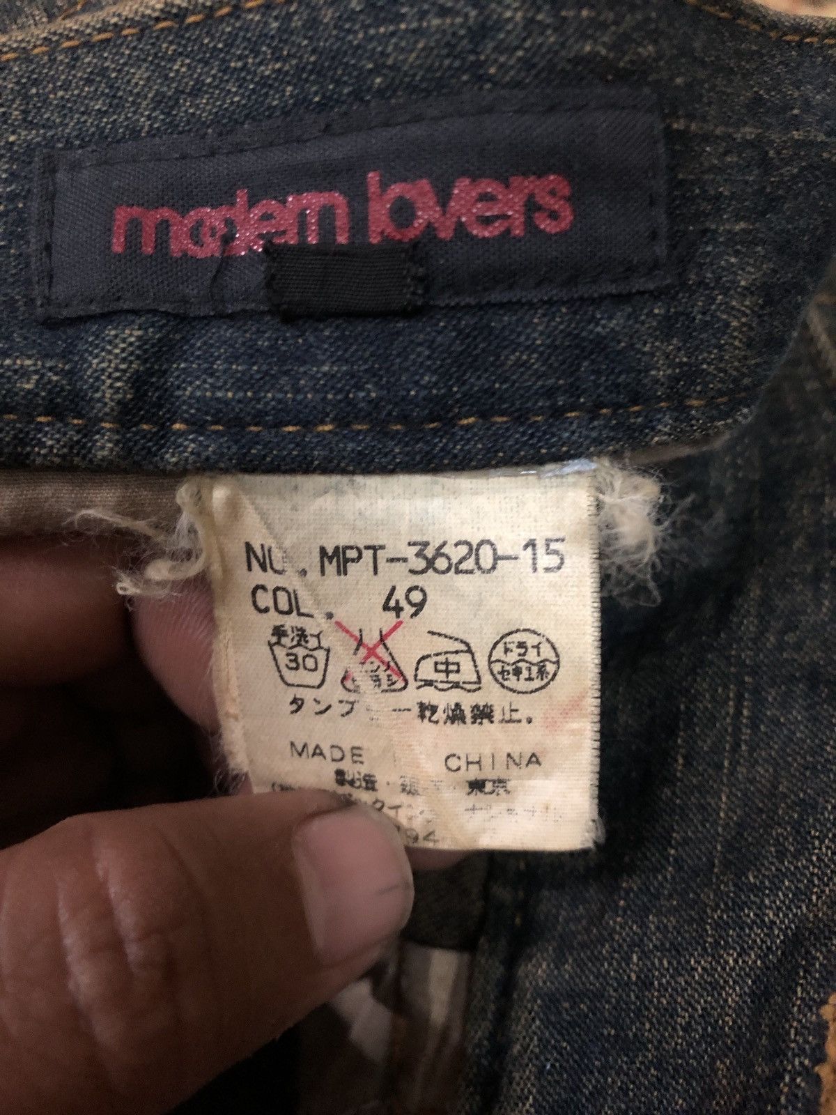 If Six Was Nine × Japanese Brand × Le Grande Bleu (L.G.B.) Modern Lovers Patchwork Boot Cut Denim Pants Size US 32 / EU 48 - 4 Thumbnail