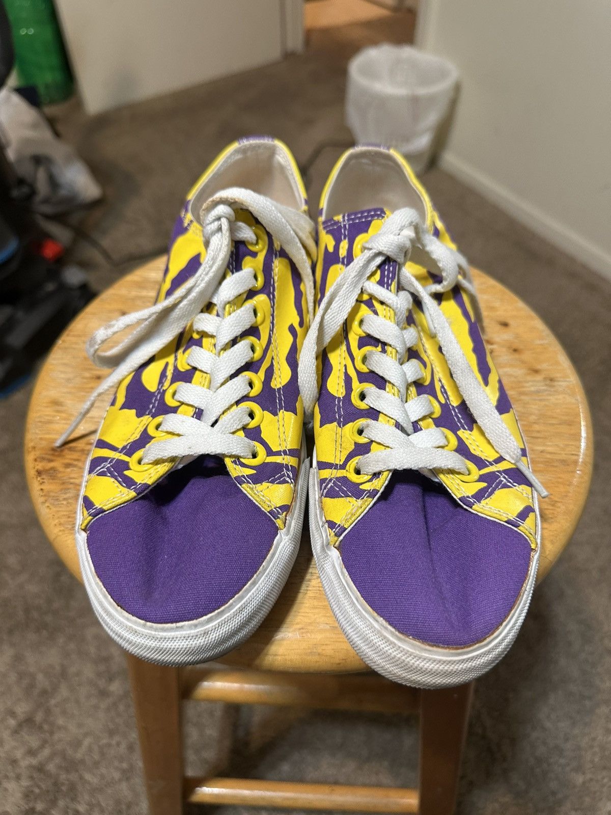 NCAA Vintage NCAA LSU Tigers “triple strips” 00s size 7.5 Size US 7.5 / EU 40-41 - 3 Thumbnail
