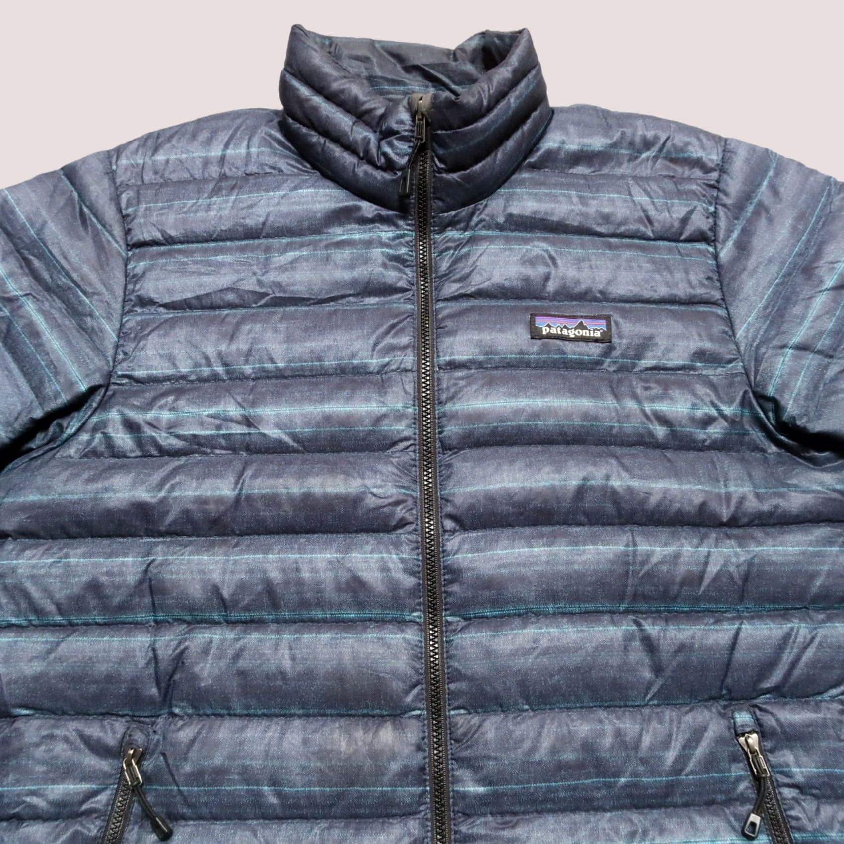 Patagonia Patagonia Down Sweater Jacket Mens Size S Print / Pattern Quilted Primaloft Size US S / EU 44-46 / 1 - 1 Thumbnail