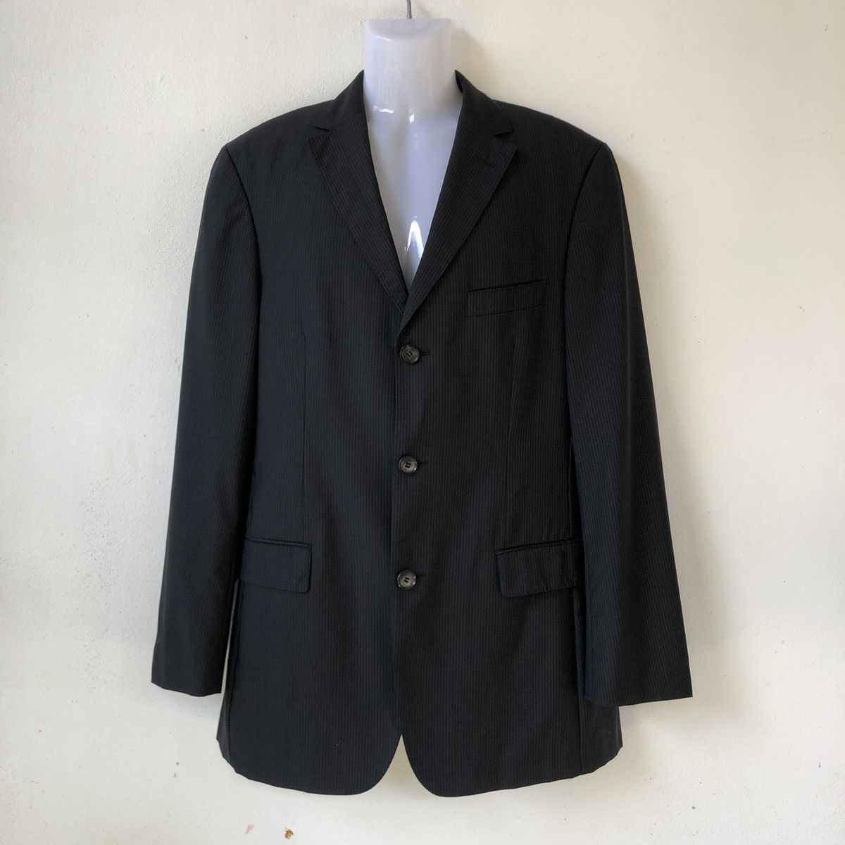 Hugo Boss BOSS HUGO BOSS “ Scorsese/Movie-H” Black Pinstripe Blazer Size 42R - 1 Thumbnail