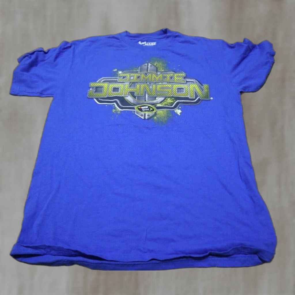Vintage VINTAGE Chase Nascar Jimmie Johnson Graphic T-Shirt 2014 US Sprint Cup Men’s Medium Blue Nascar Mens Size US M / EU 48-50 / 2 - 1 Thumbnail