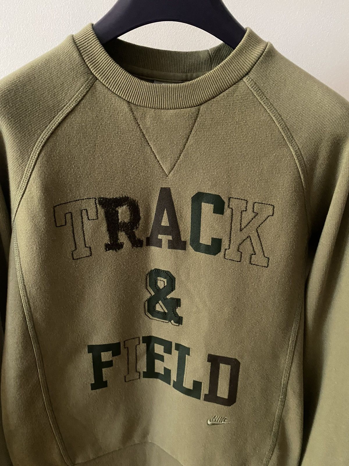 Nike × Vintage Vintage Nike Track Field Sweatshirt Big Logo Mens Size S Size US S / EU 44-46 / 1 - 2 Thumbnail