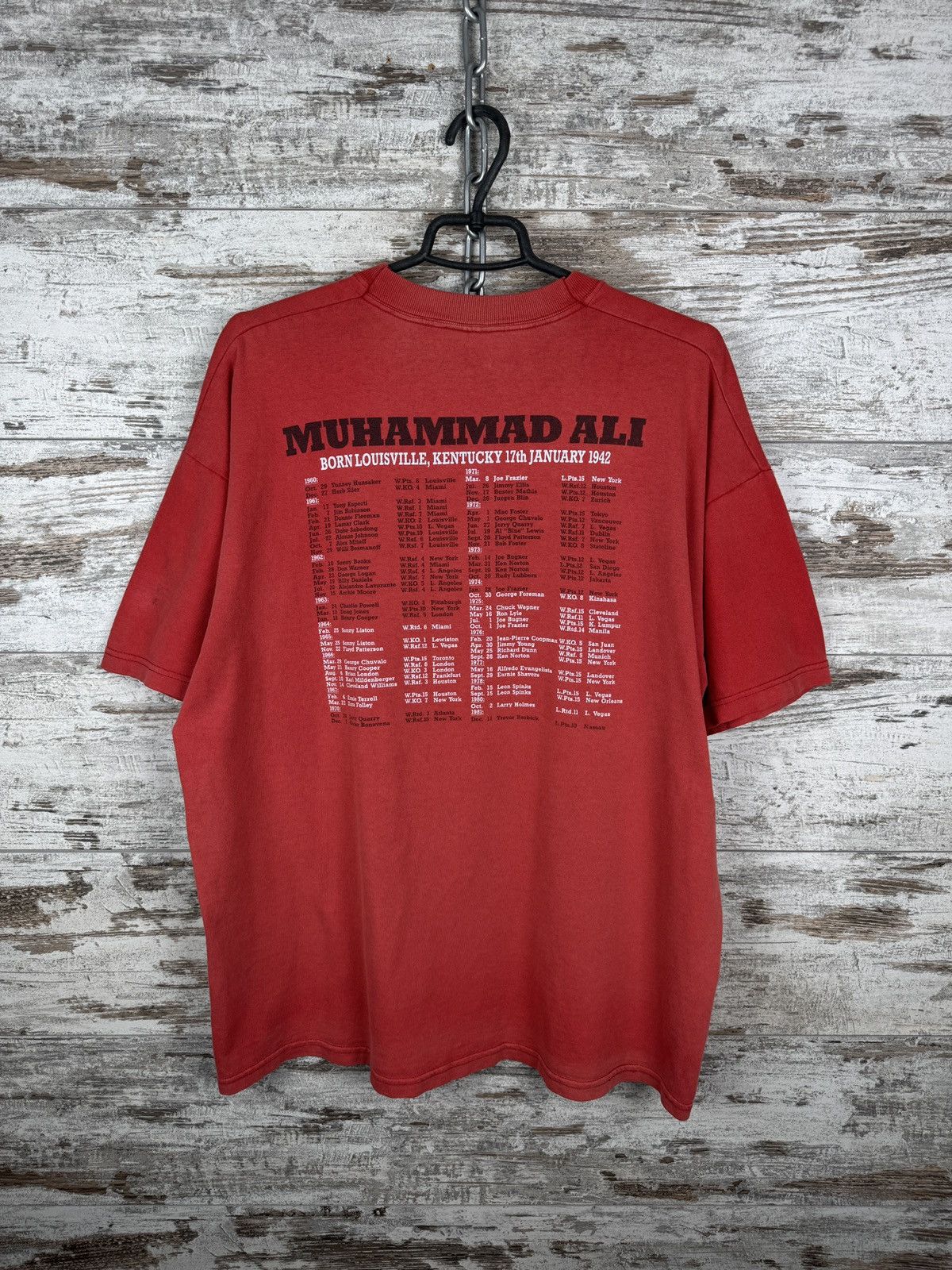 Lonsdale × Vintage Mens Vintage Lonsdale Muhammad Ali T-shirt 1997 tee rare Size US XL / EU 56 / 4 - 13 Thumbnail