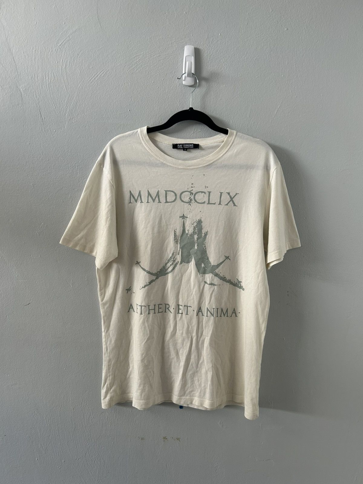 Pre-owned Raf Simons Ss06 Aether Et Anima Tee In White