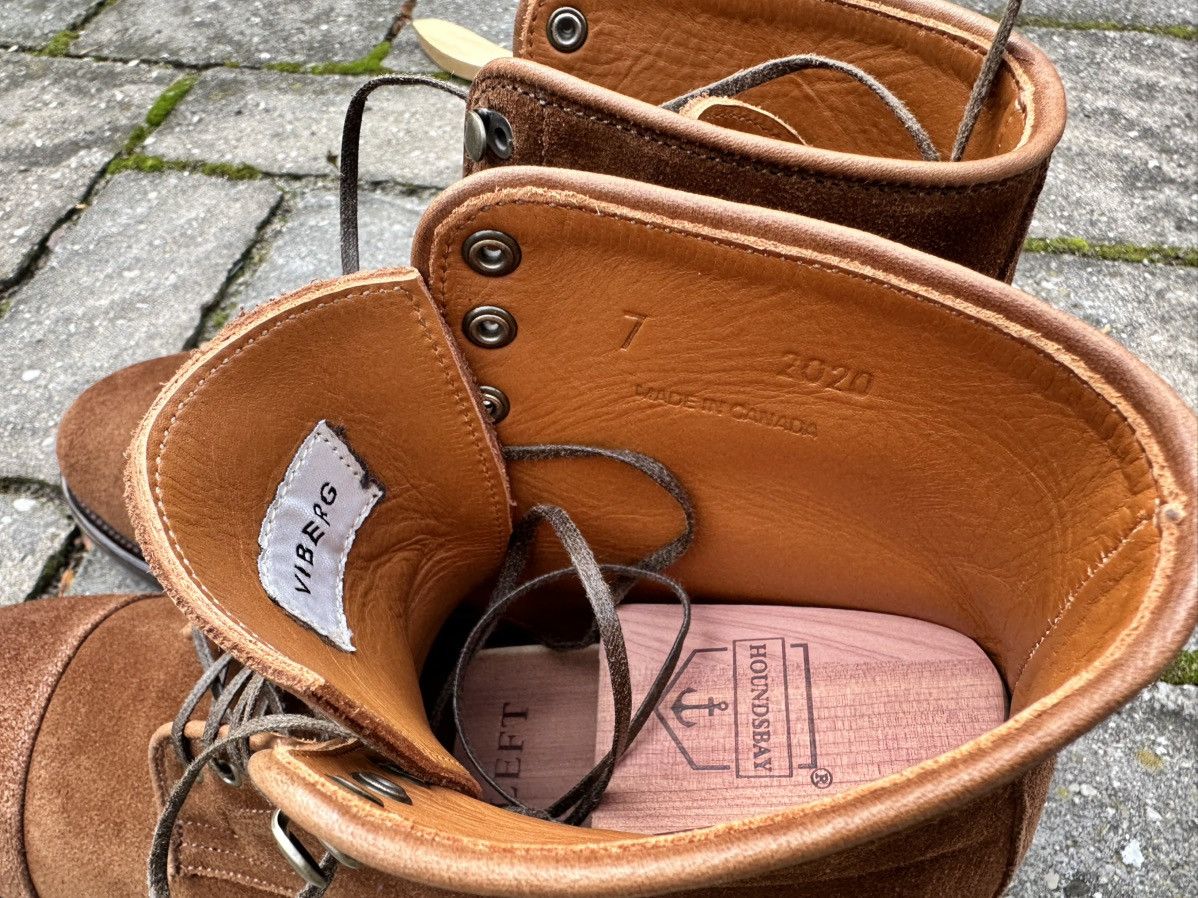 Viberg Viberg 2020 Chestnut Suede Halkett Size US 7 / EU 40 - 6 Thumbnail