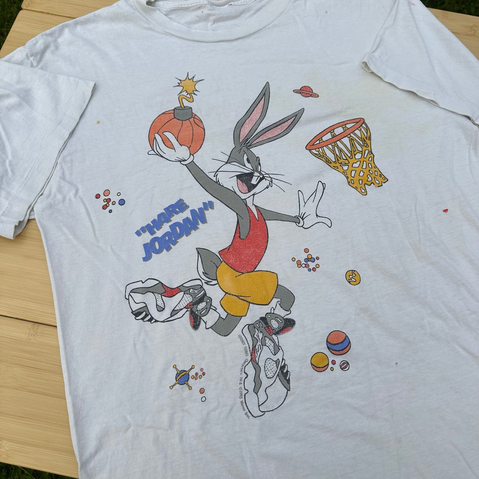 Acme Clothing × Japanese Brand Hare Jordan Bugs Bunny Michael Jordan Parody Shirt Size L Size US L / EU 52-54 / 3 - 2 Thumbnail