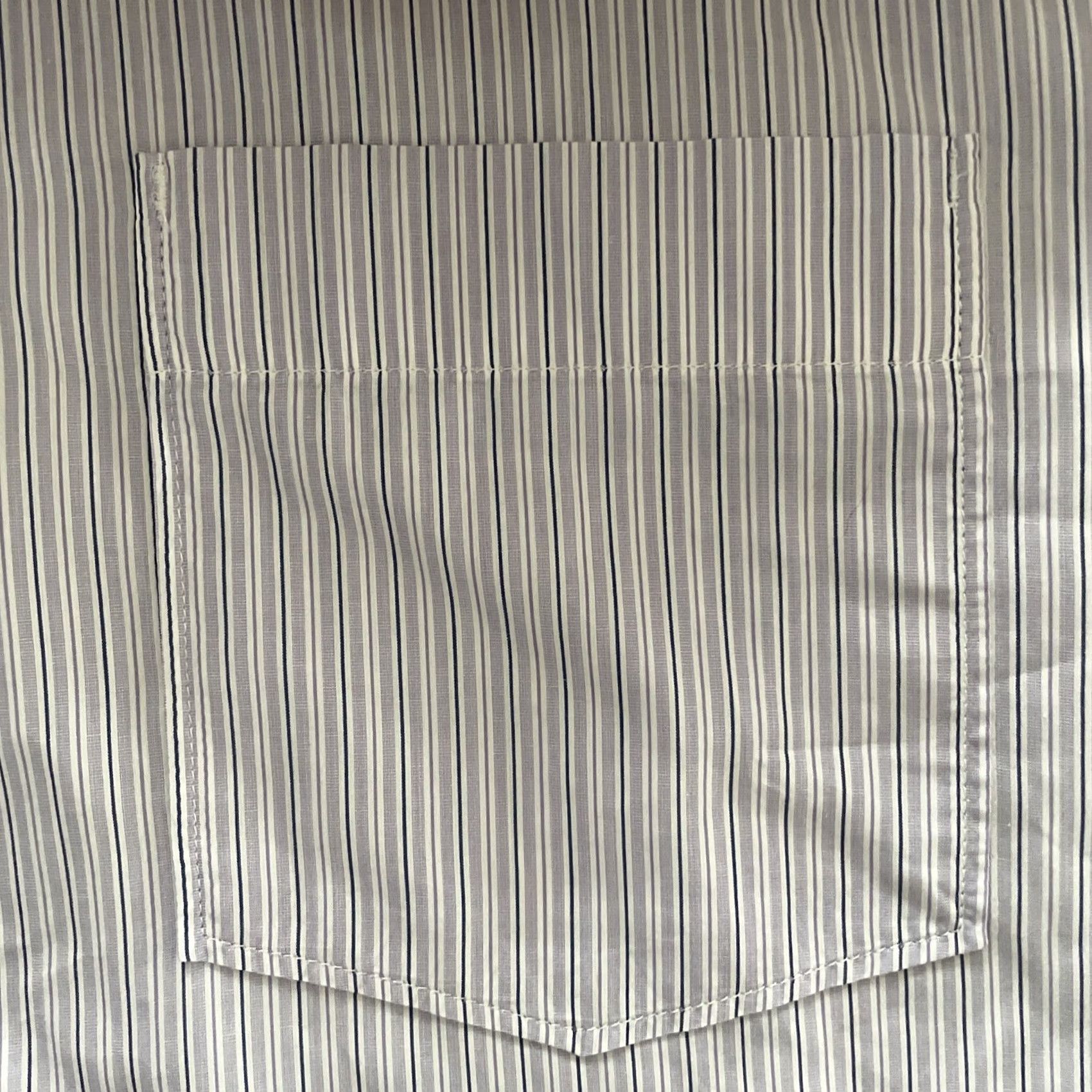 Hartford Hartford Button-Up Shirt Men's Small Striped Purple Cotton Long Sleeve Lightweight Casual Workwear Shirt Size US S / EU 44-46 / 1 - 4 Thumbnail