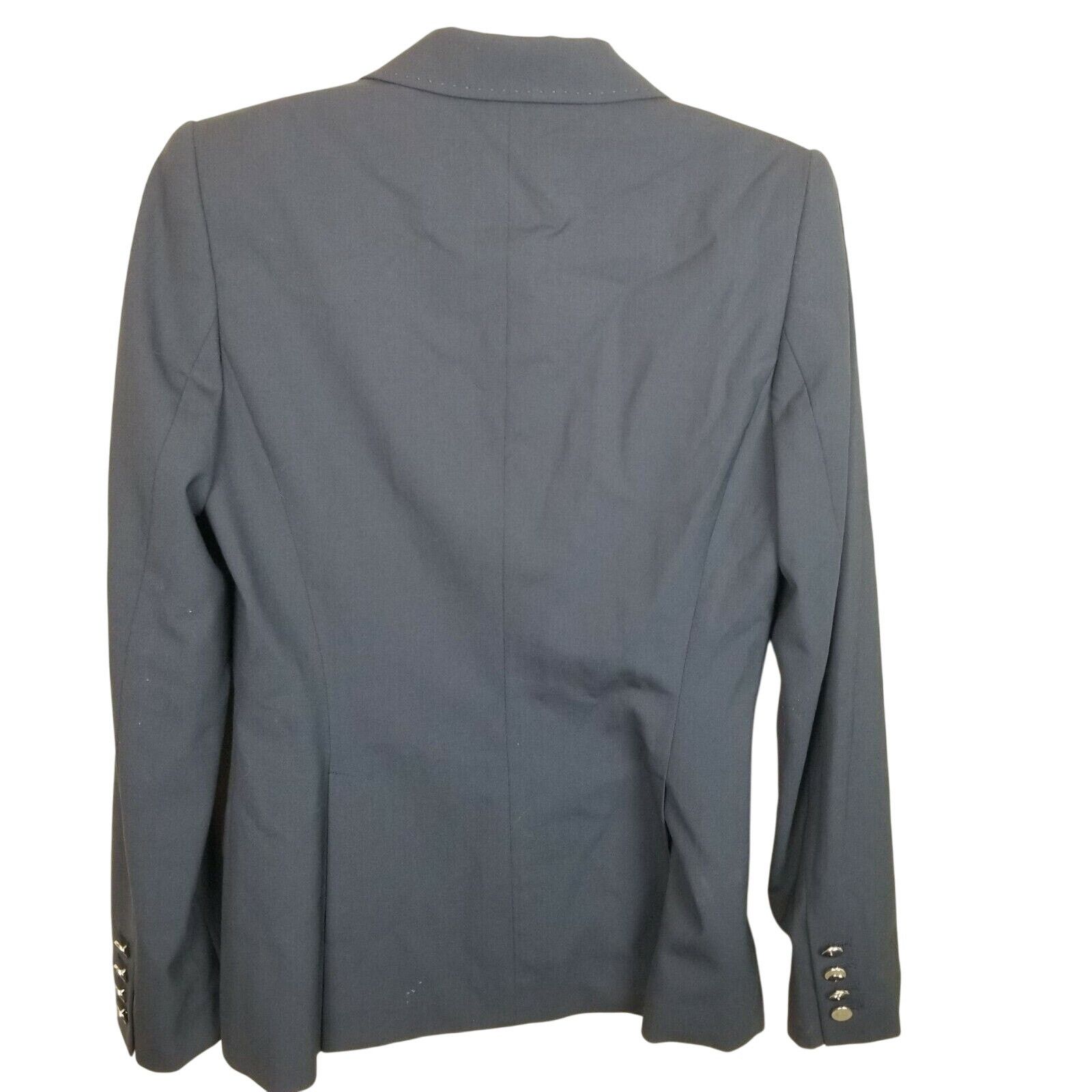 Elie Tahari Elie Tahari Women Wool Blazer Dark Academia Classic 6 Preppy Size M / US 6-8 / IT 42-44 - 6 Thumbnail