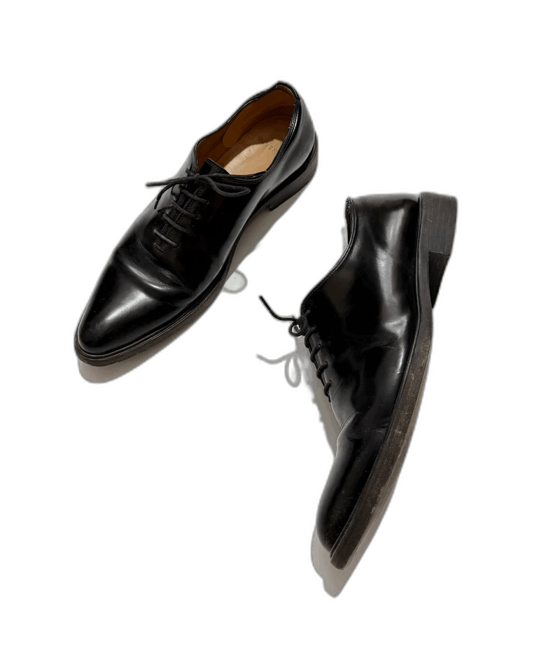 Givenchy Black Oxford Leather Shoes Size 41