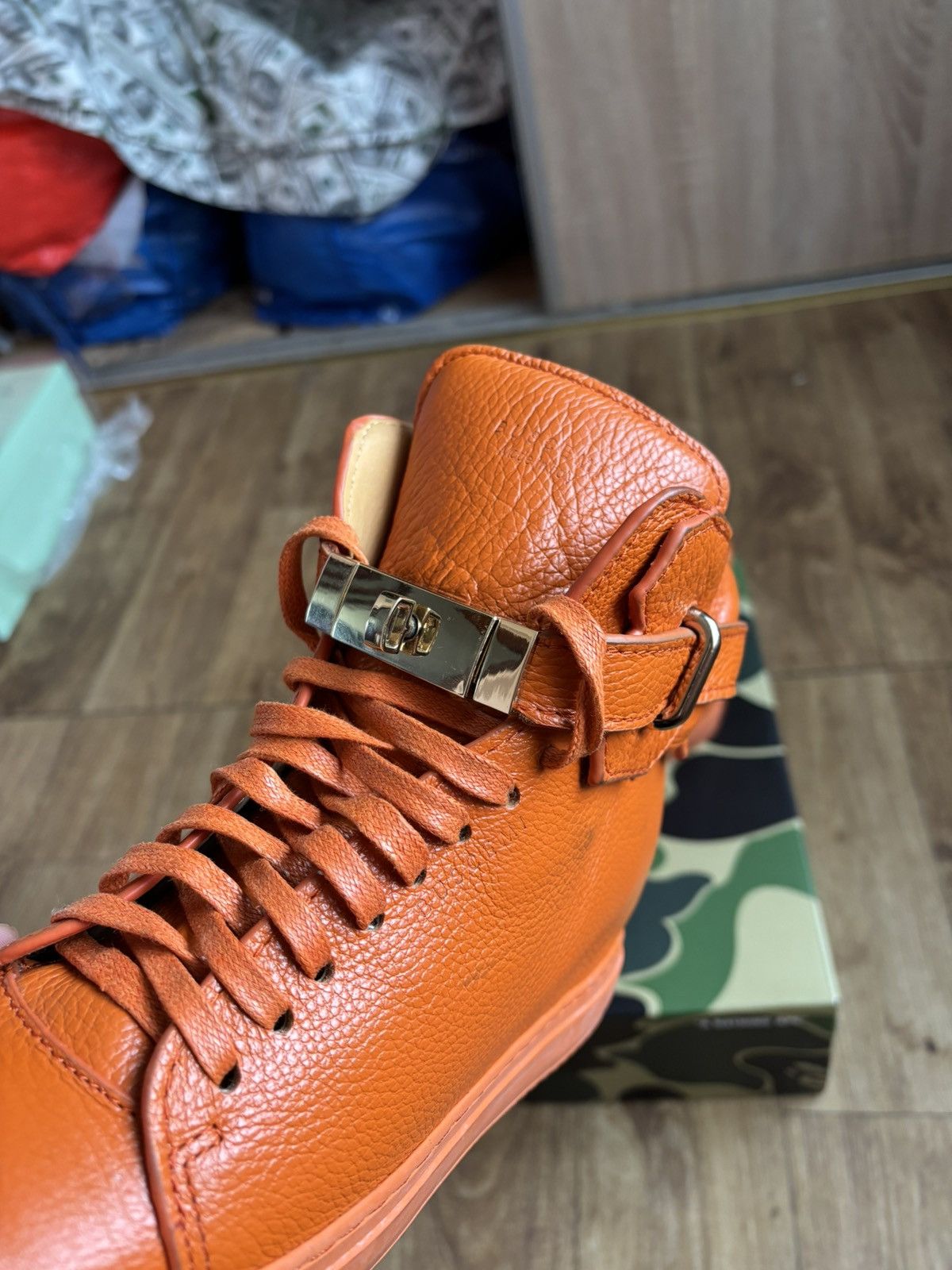 Buscemi BUSCEMI Alce High-Top Sneakers Size US 7 / EU 40 - 4 Thumbnail