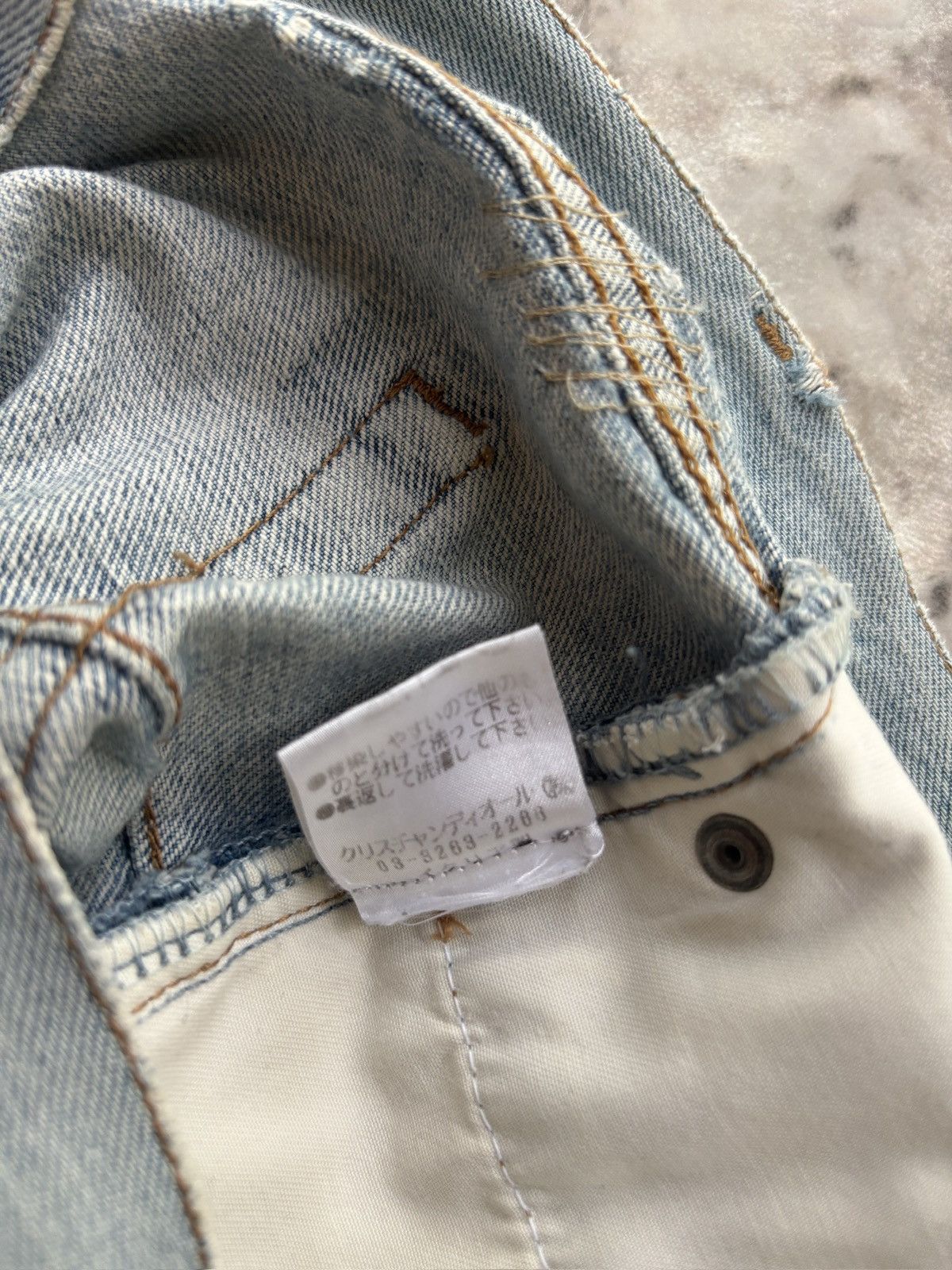 Dior Dior SS06 Crash Denim Size US 28 / EU 44 - 6 Thumbnail