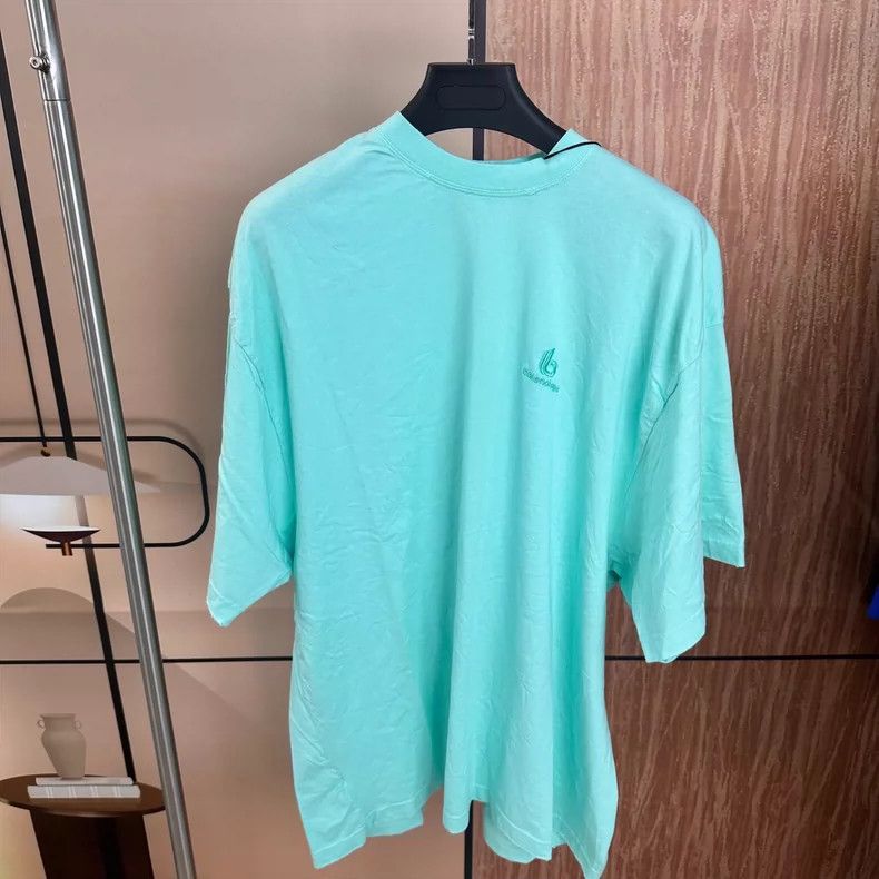 Balenciaga Mint Green Short Sleeve T-shirt - dmc