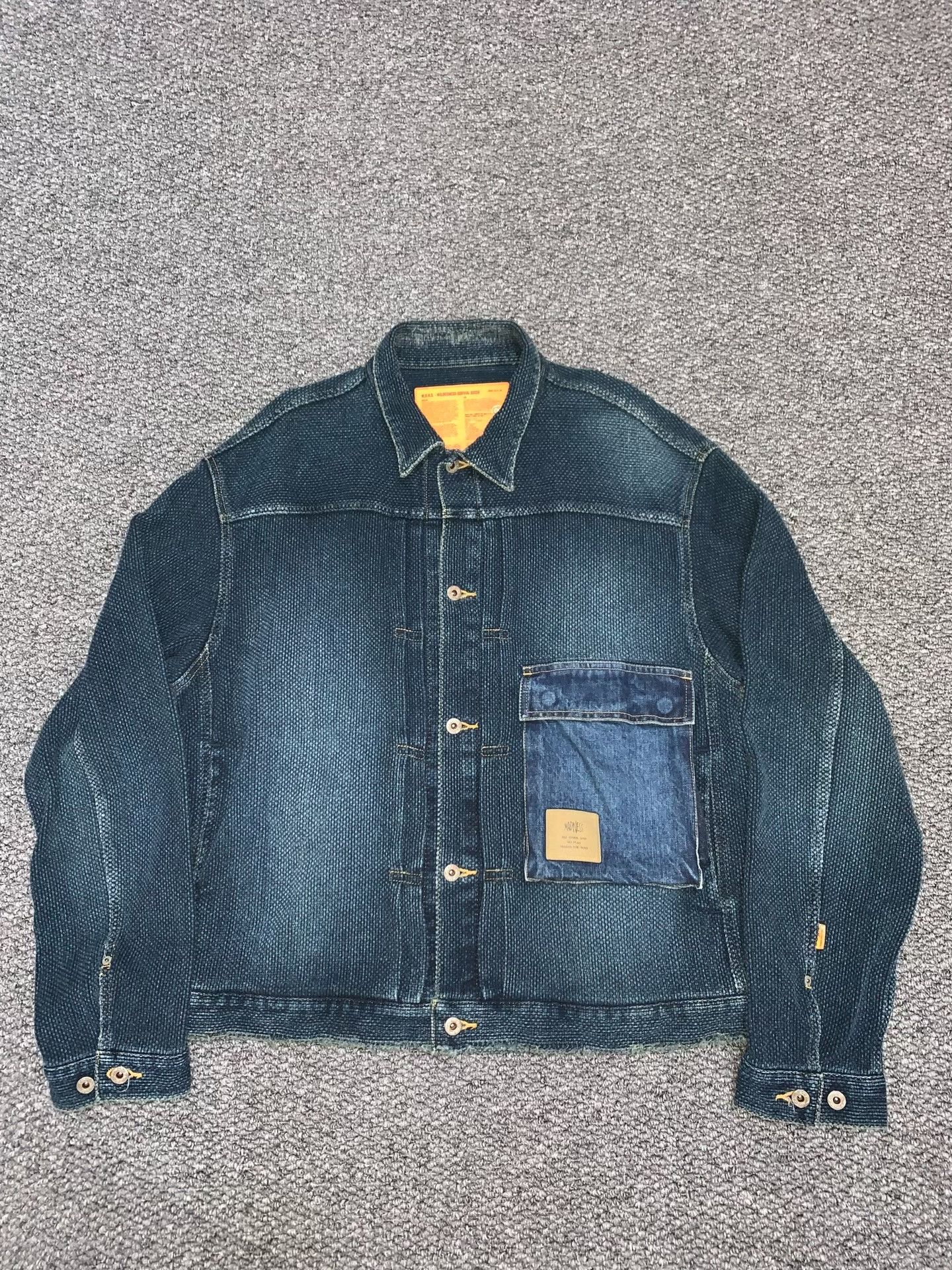 Madness MADNESS STANDBY Sashiko Denim Jacket Size US M / EU 48-50 / 2 - 1 Thumbnail