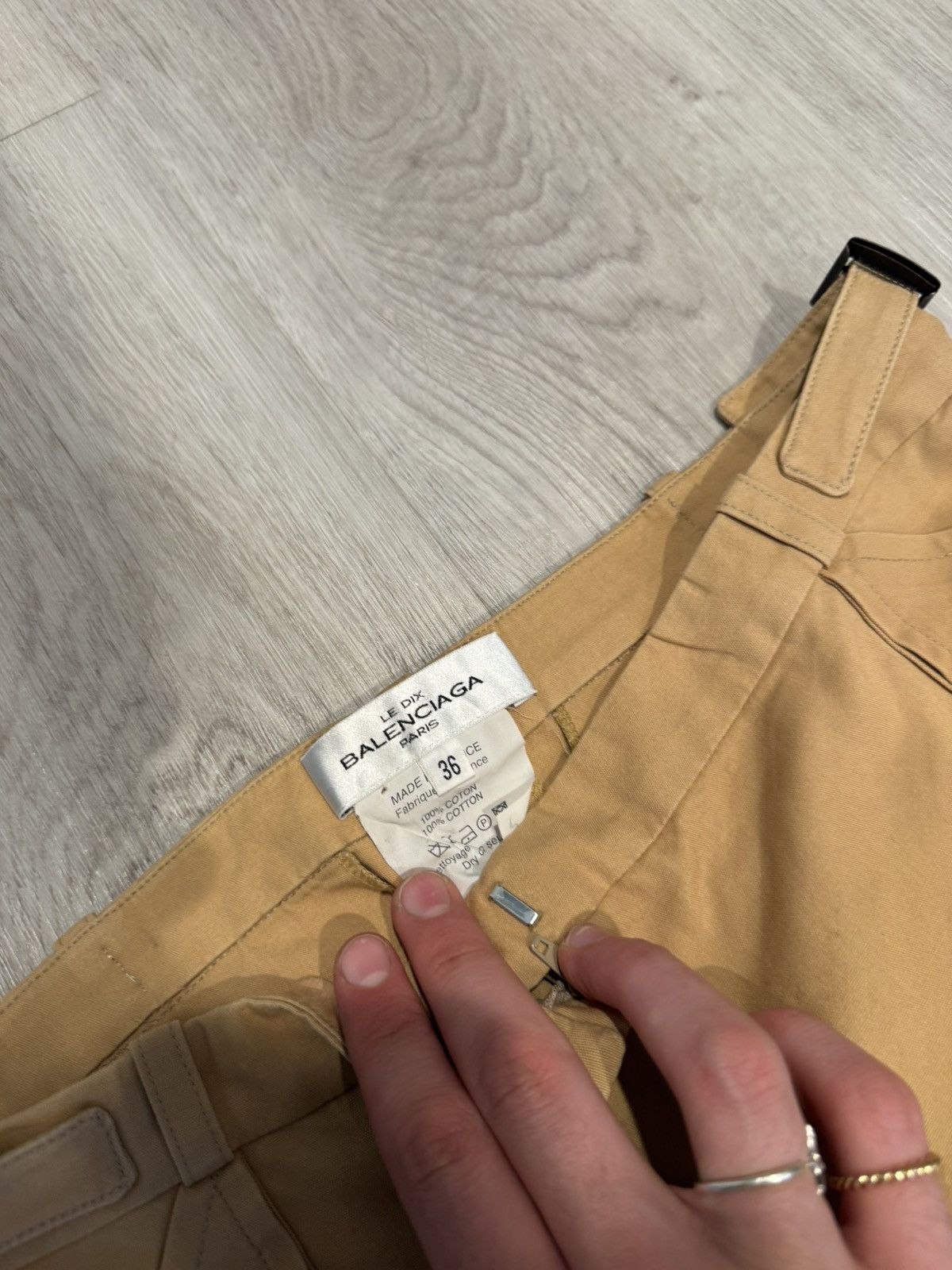Balenciaga s/s 2003 flared skater pants!! Size US 28 / EU 44 - 6 Thumbnail