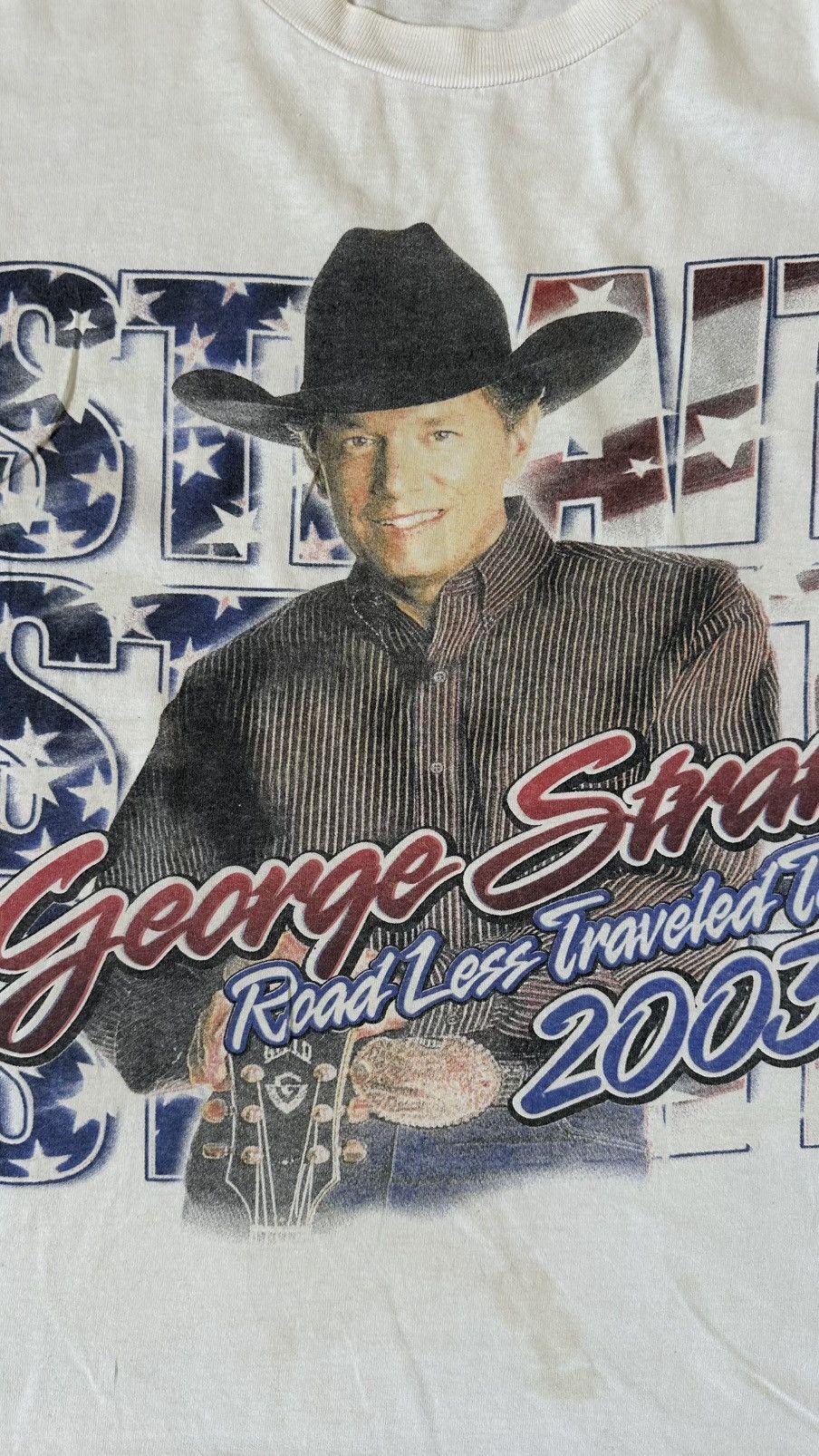 Vintage VINTAGE GEORGE STRAIG & TAMMH COCHRAN COUTRY TOUR TEE Size US XL / EU 56 / 4 - 2 Thumbnail