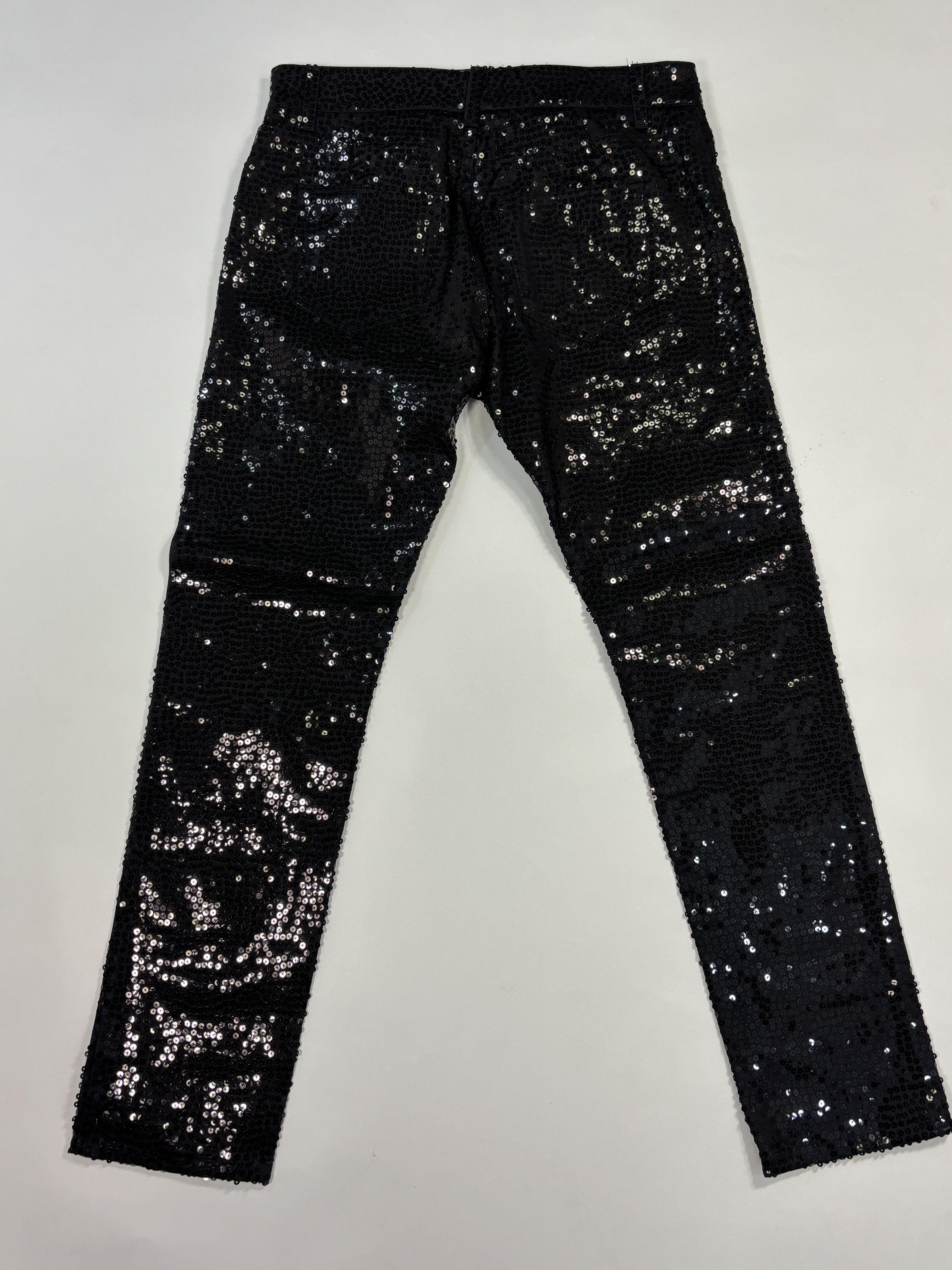 Saint Laurent Paris Saint Laurent Sequin Pants Size US 32 / EU 48 - 3 Thumbnail