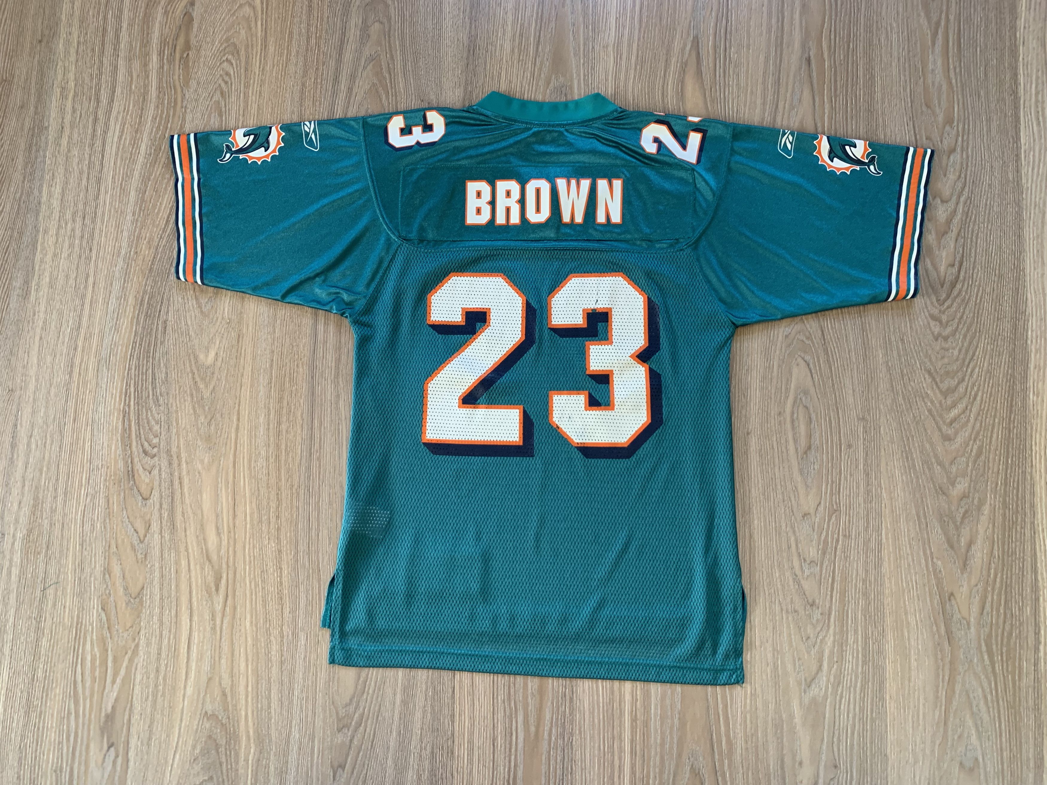NFL × Reebok × Vintage Reebok NFL Miami Dolphins Ronnie Brown #23 Jersey Size US S / EU 44-46 / 1 - 3 Thumbnail